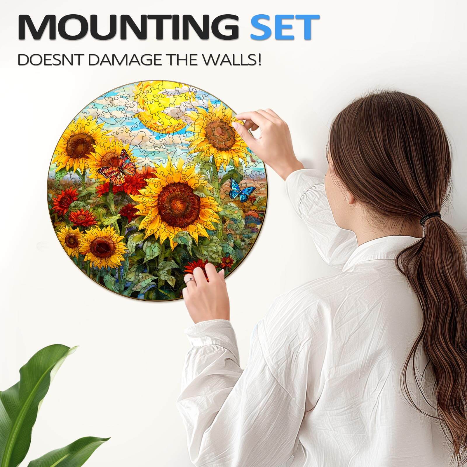 Sunflower Sonata Wooden Jigsaw Puzzle - Image 10