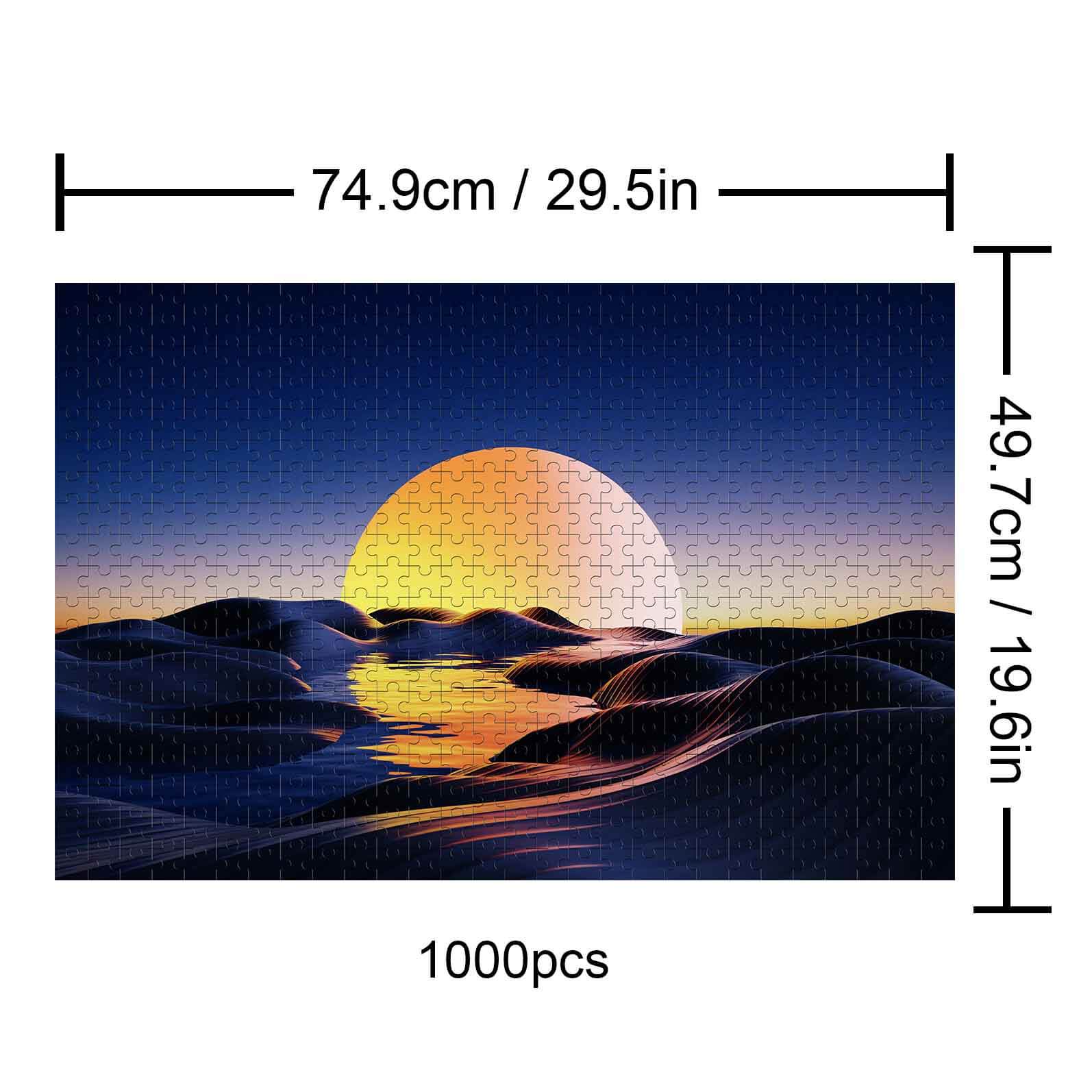 Sunset Desert 500 / 1000 Piece Puzzle - Image 4