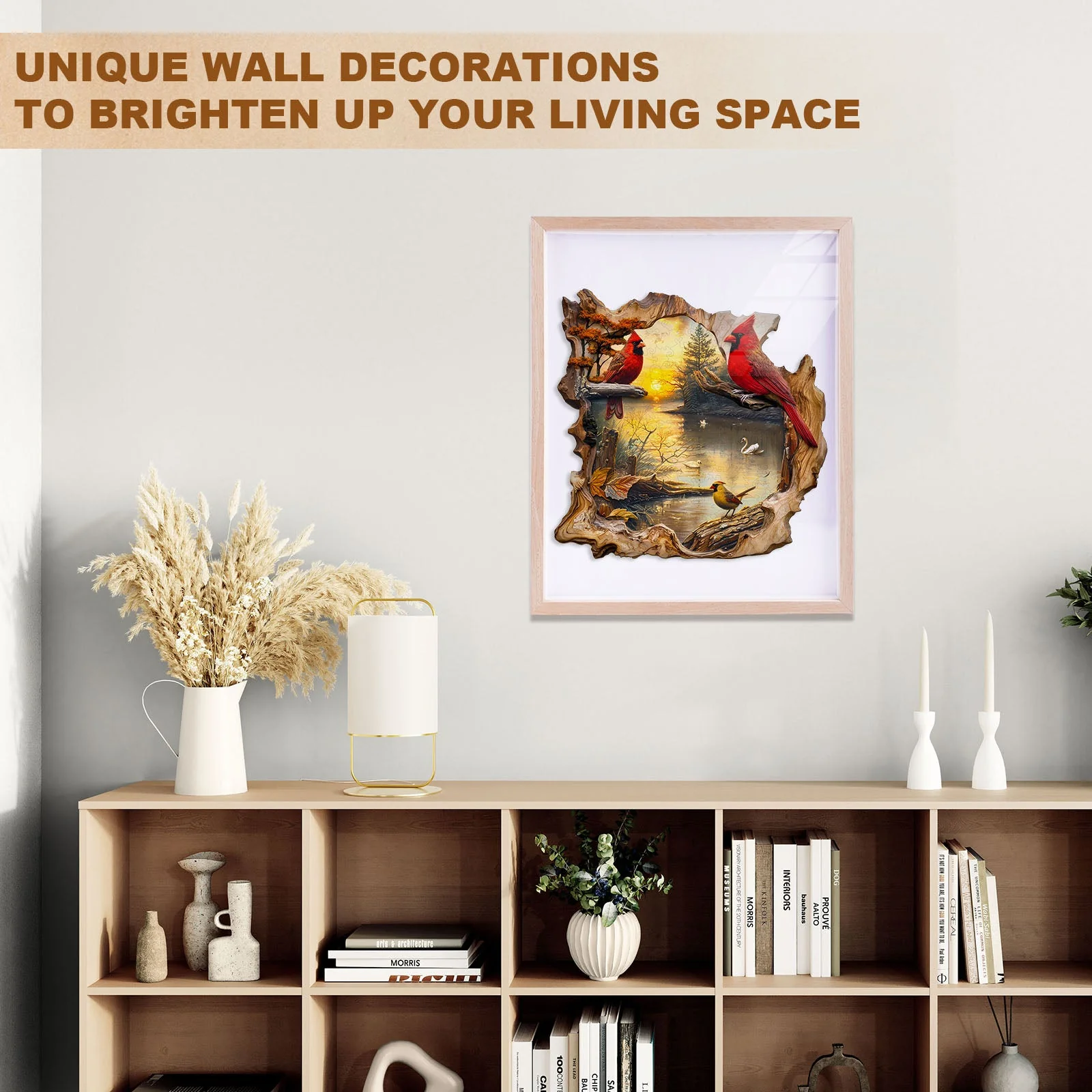Sunset Lake Wooden Jigsaw Puzzle - Image 11