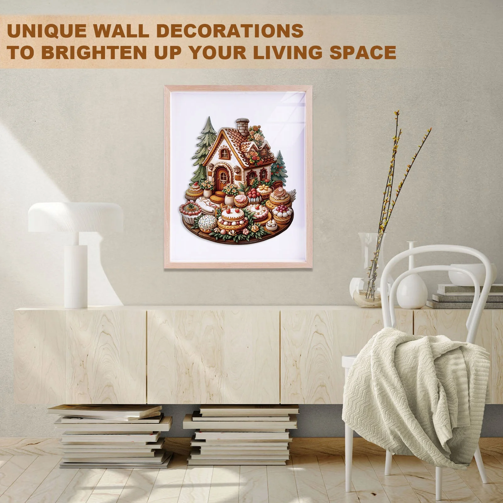sweet house Wooden Jigsaw Puzzle - Image 11