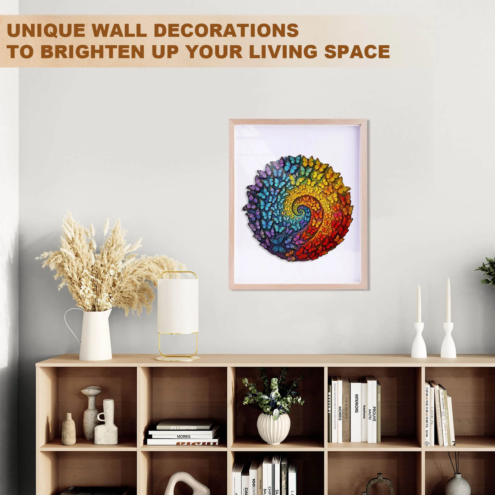 Swirl Butterfly Wooden Jigsaw Puzzle - Image 10