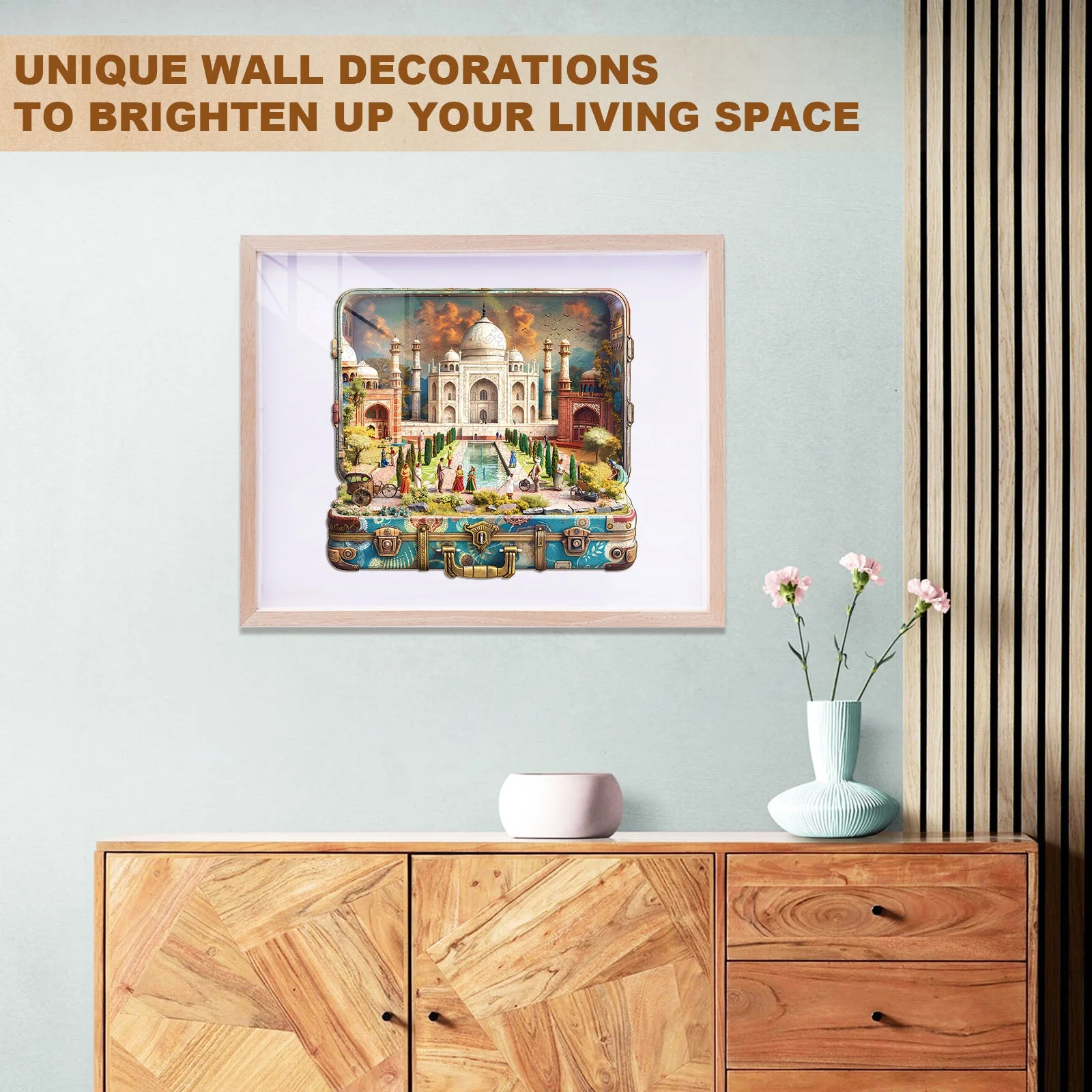 Taj Mahal Tour Wooden Jigsaw Puzzle - Image 10