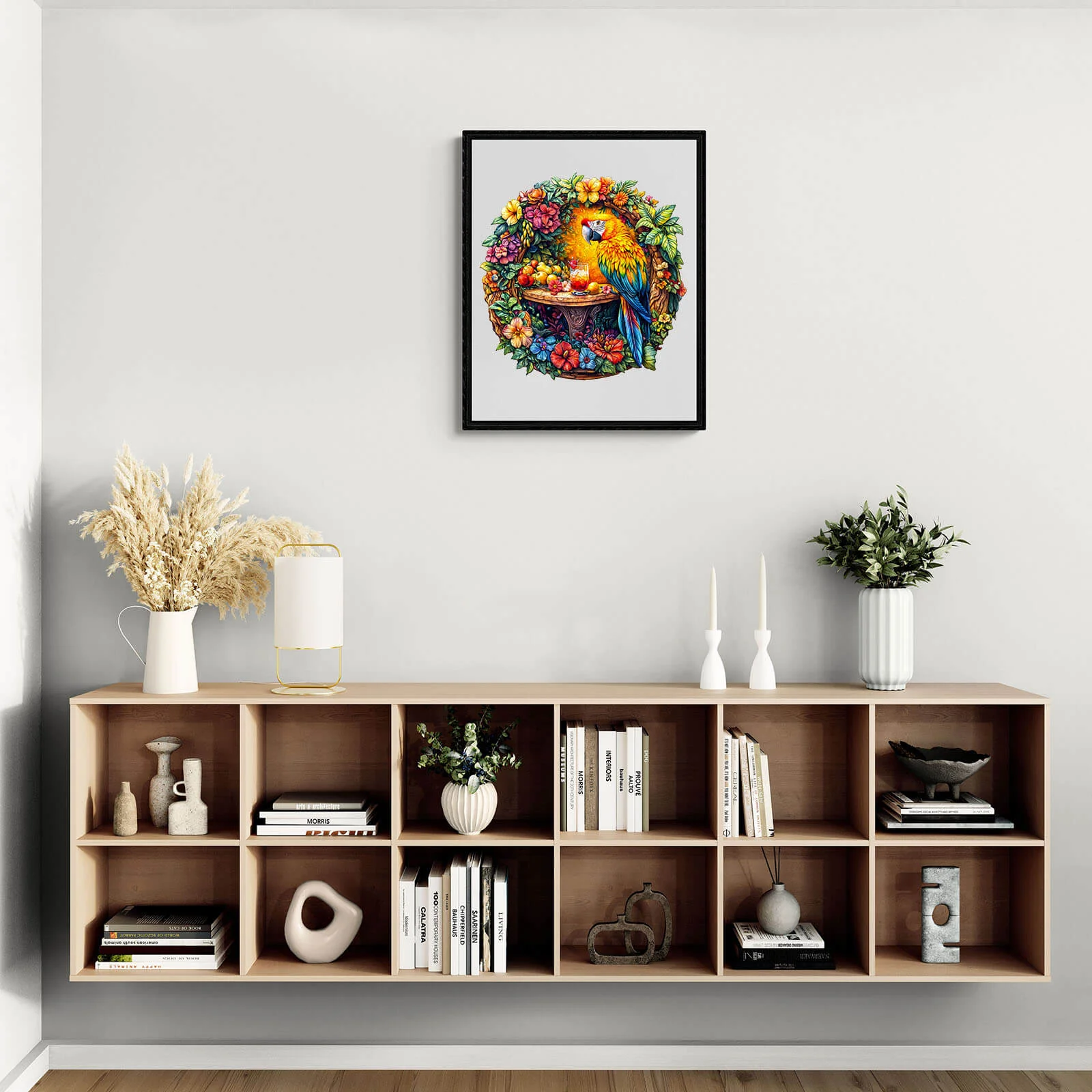 The parrot's tea-2 Wooden Jigsaw Puzzle - Image 10