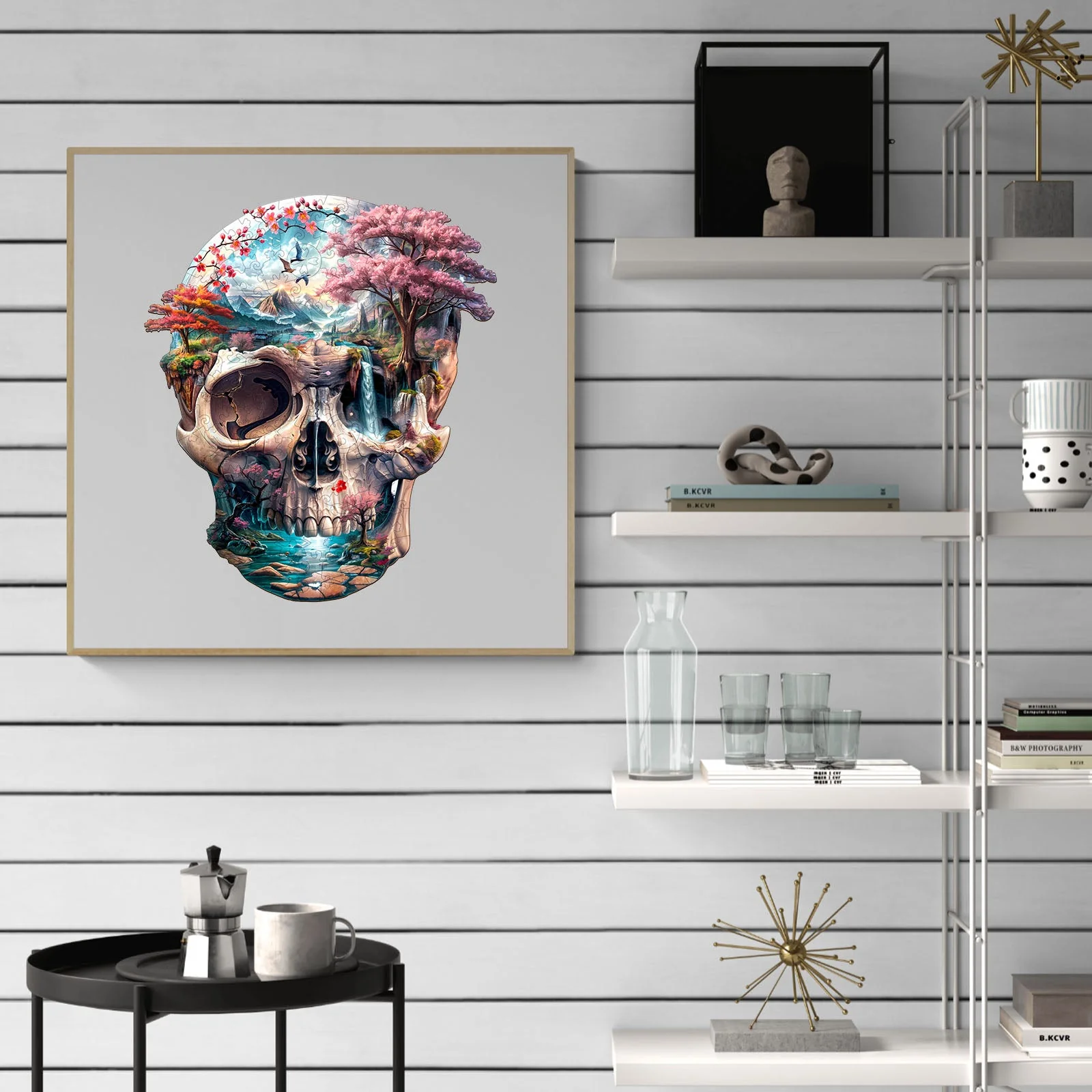 The skull's new life Wooden Jigsaw Puzzle - Image 10