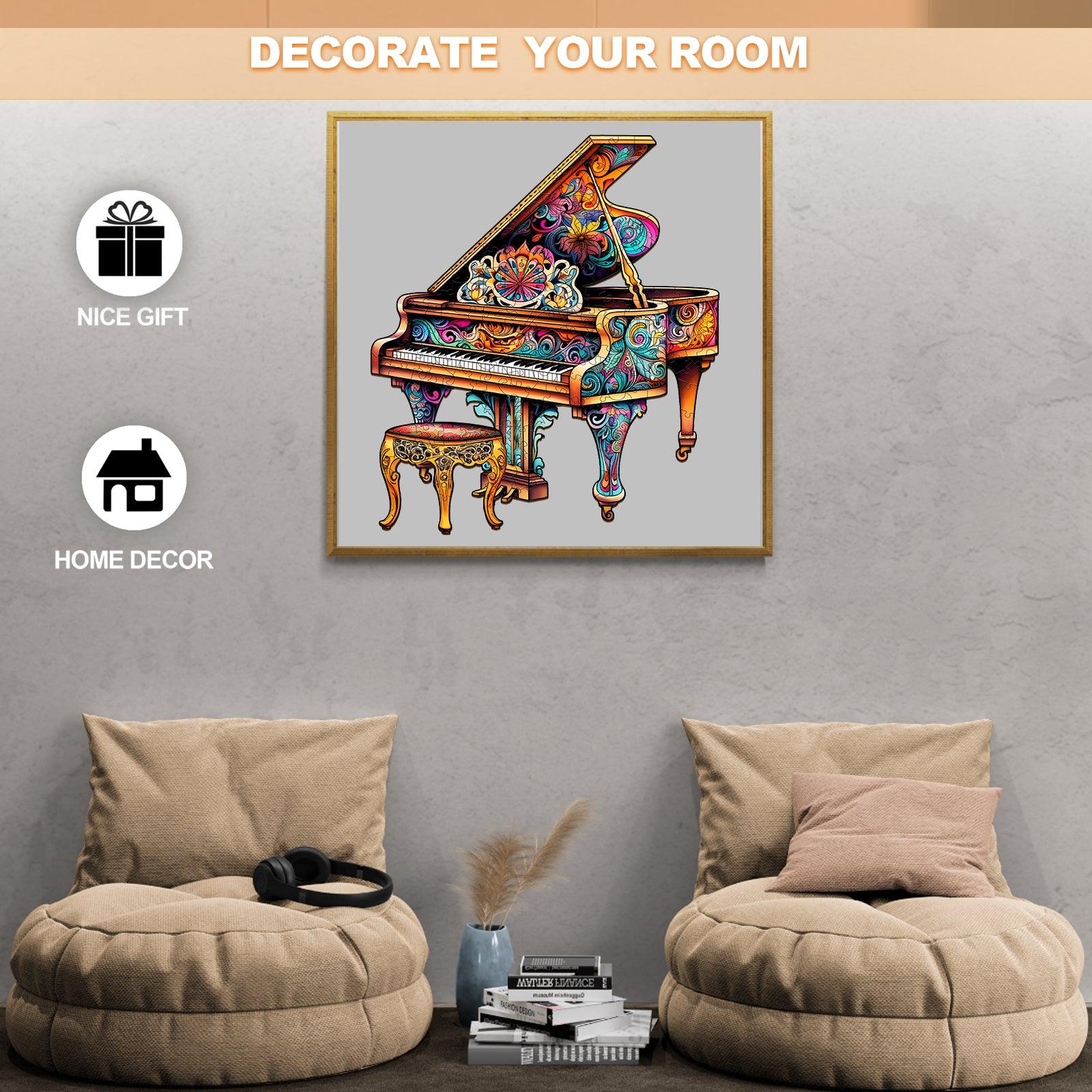 Touching Piano Wooden Jigsaw Puzzle - Image 6