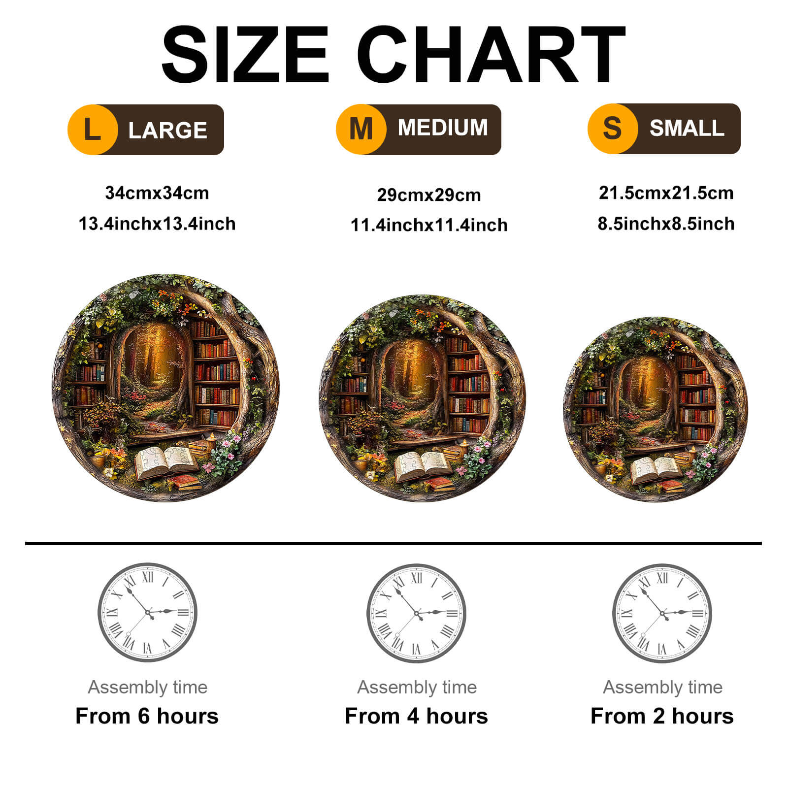 Tree House Library Wooden Jigsaw Puzzle - Image 5