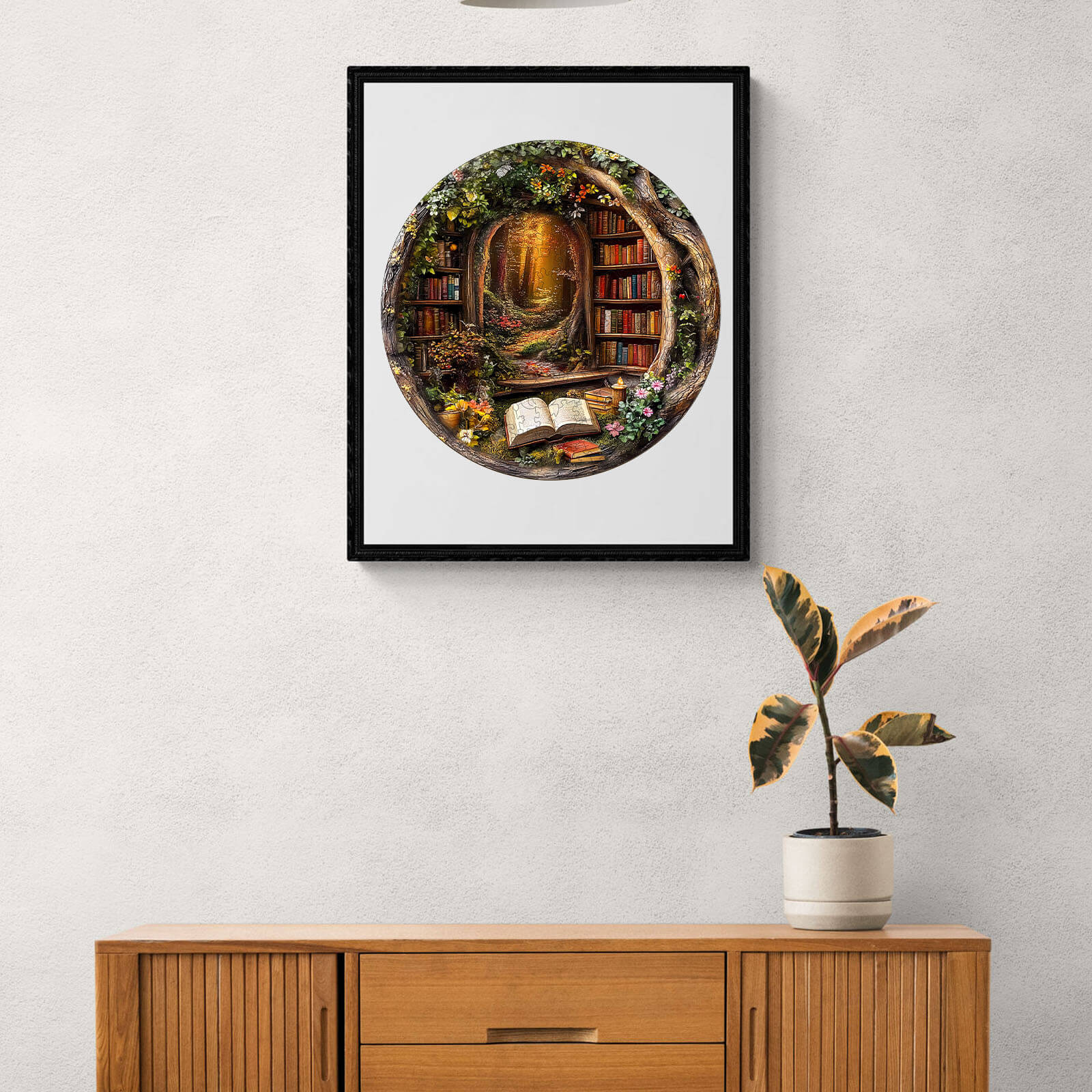 Tree House Library Wooden Jigsaw Puzzle - Image 9