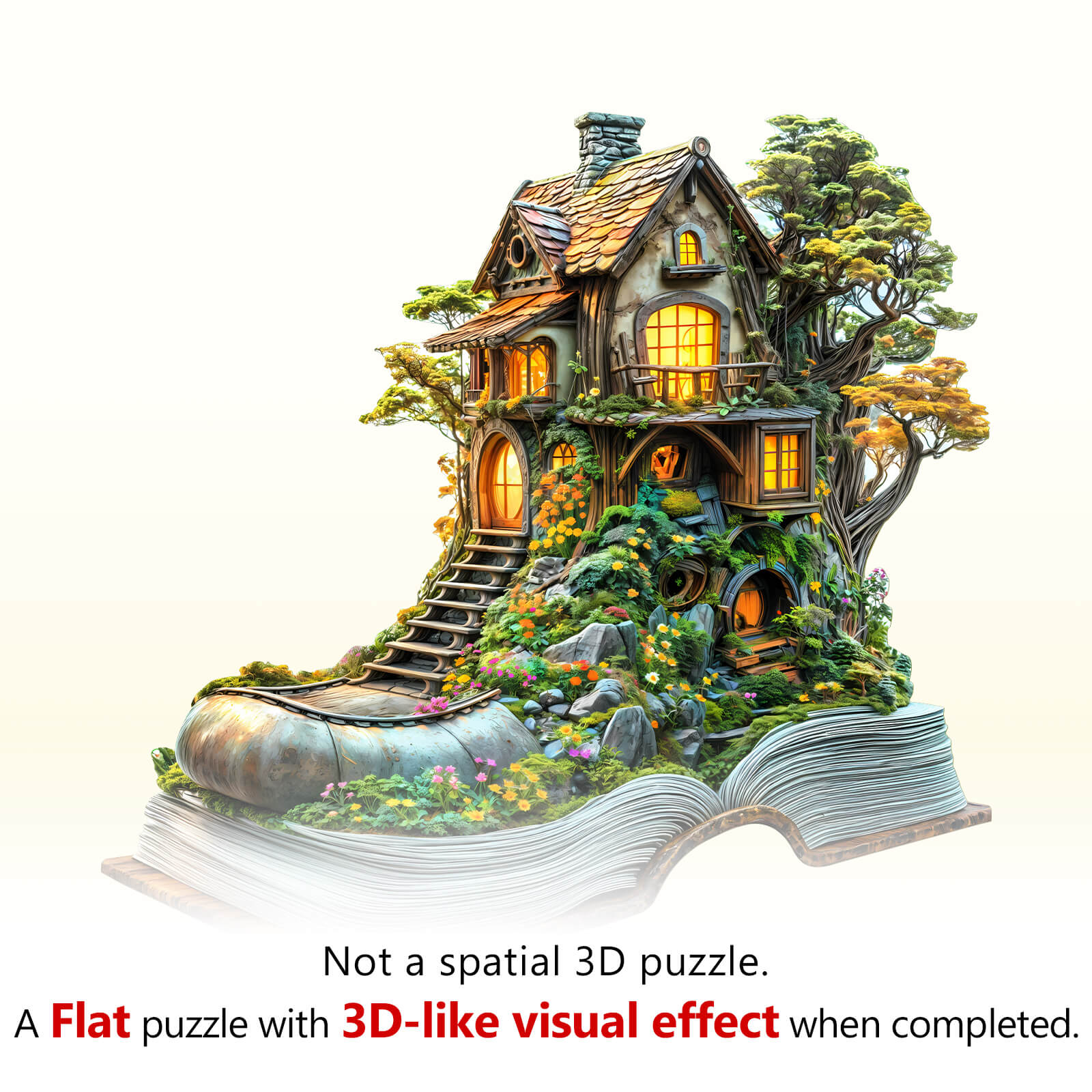 Treehouse Dream Wooden Jigsaw Puzzle - Image 8