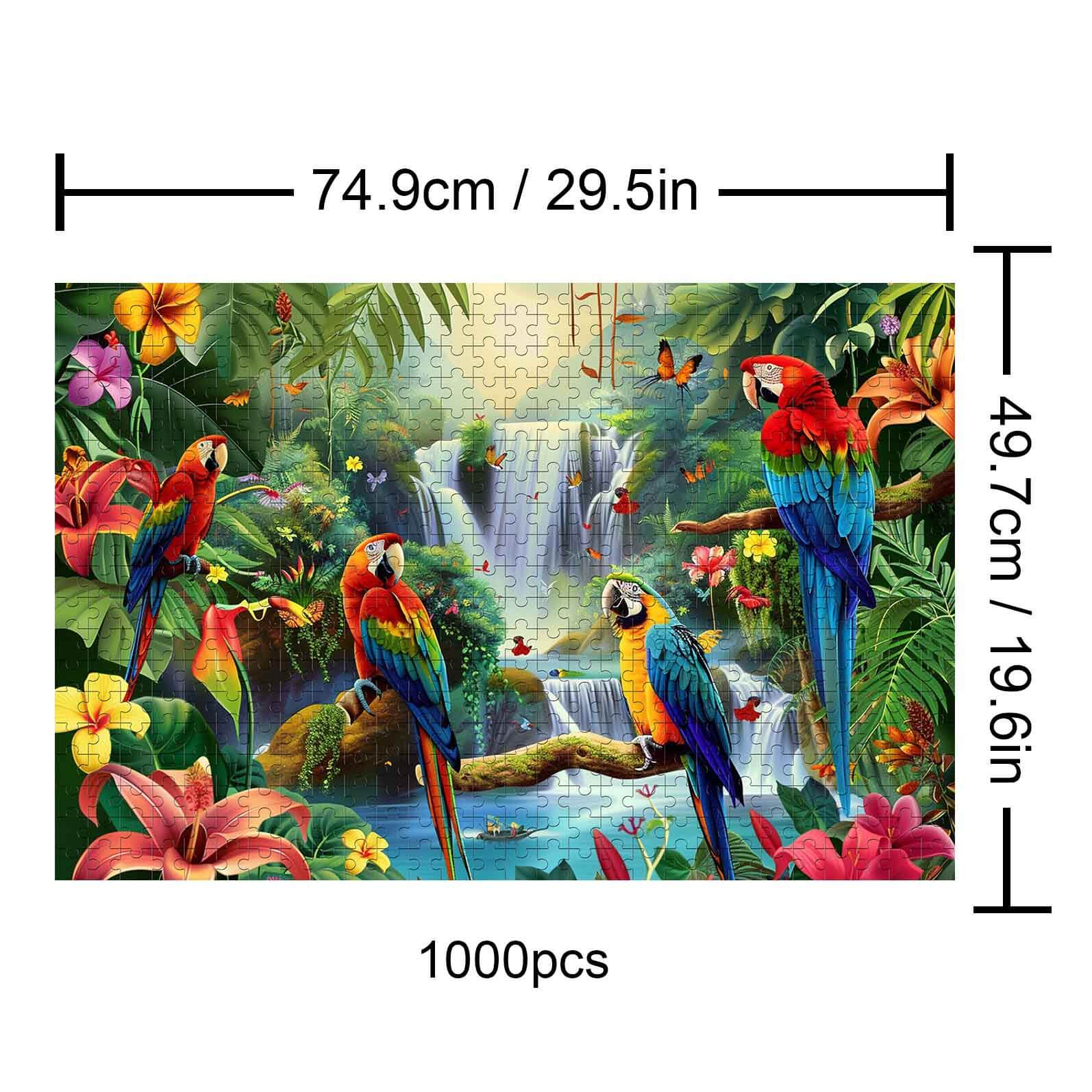 Tropical Rainforest 500 / 1000 Piece Puzzle - Image 5