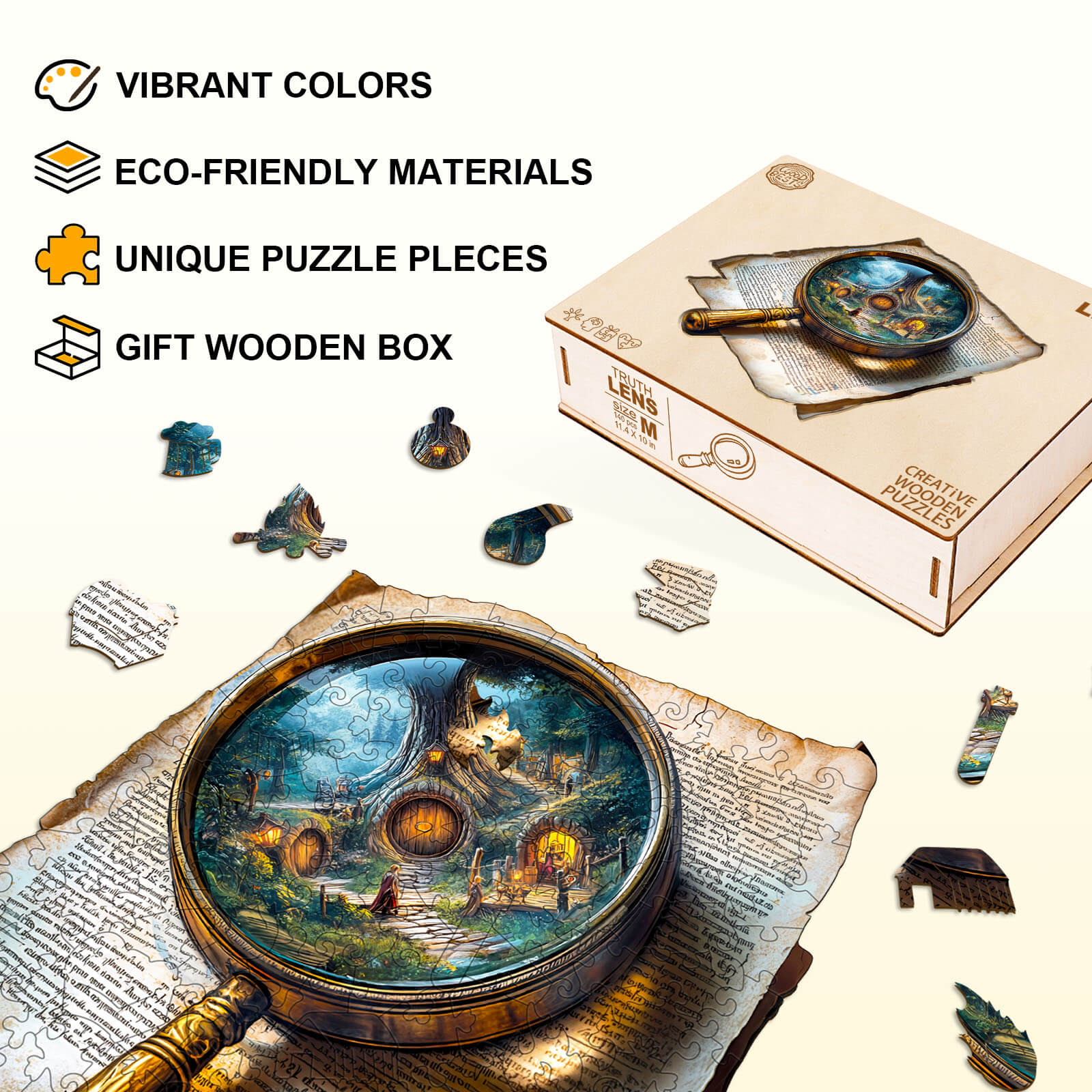 Truth Lens Wooden Jigsaw Puzzle - Image 4