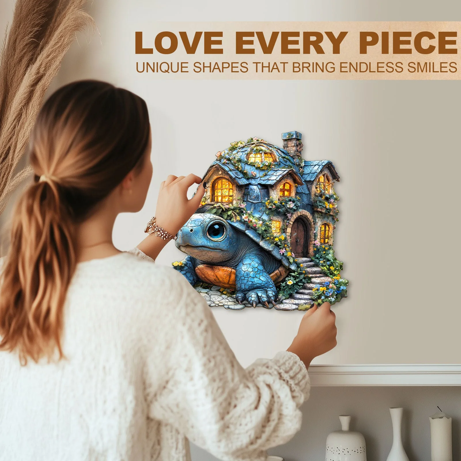 Turtle House Wooden Jigsaw Puzzle - Image 9