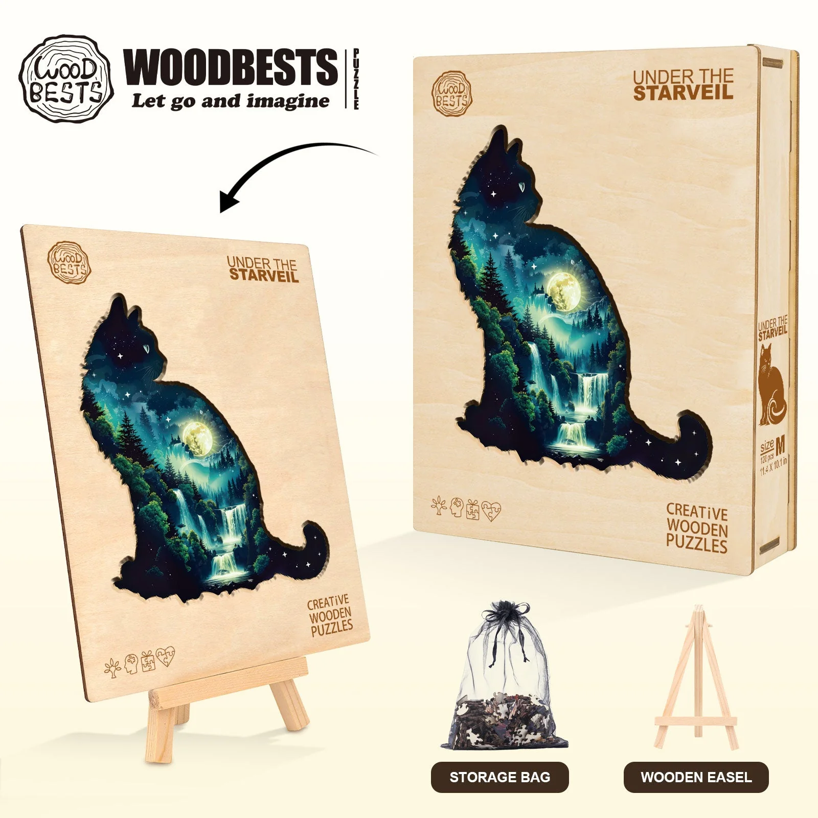 Under The Starveil Wooden Jigsaw Puzzle - Image 7