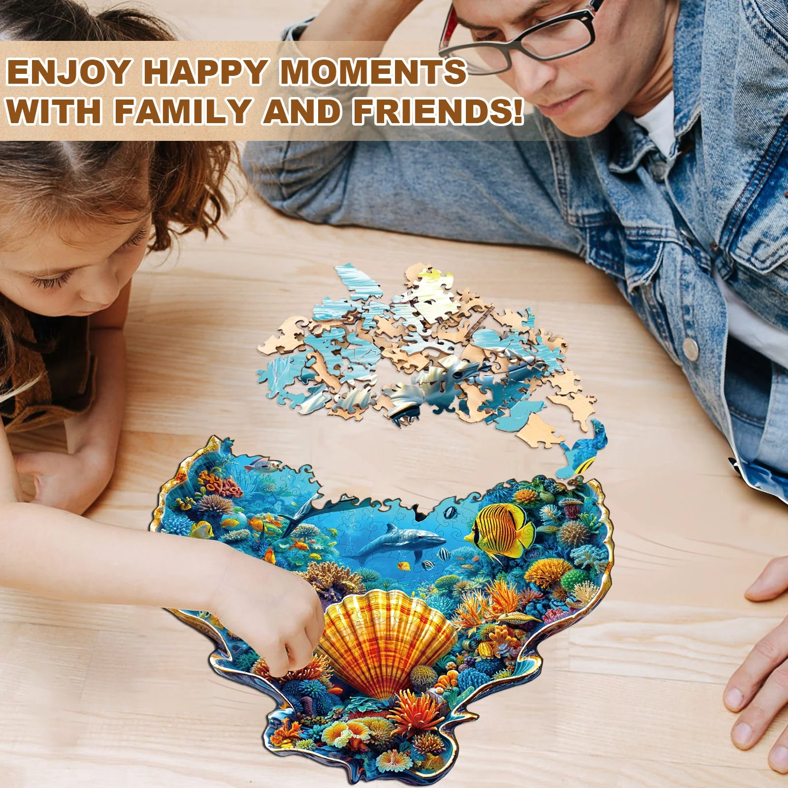 Underwater World - Shells Wooden Jigsaw Puzzle - Image 10
