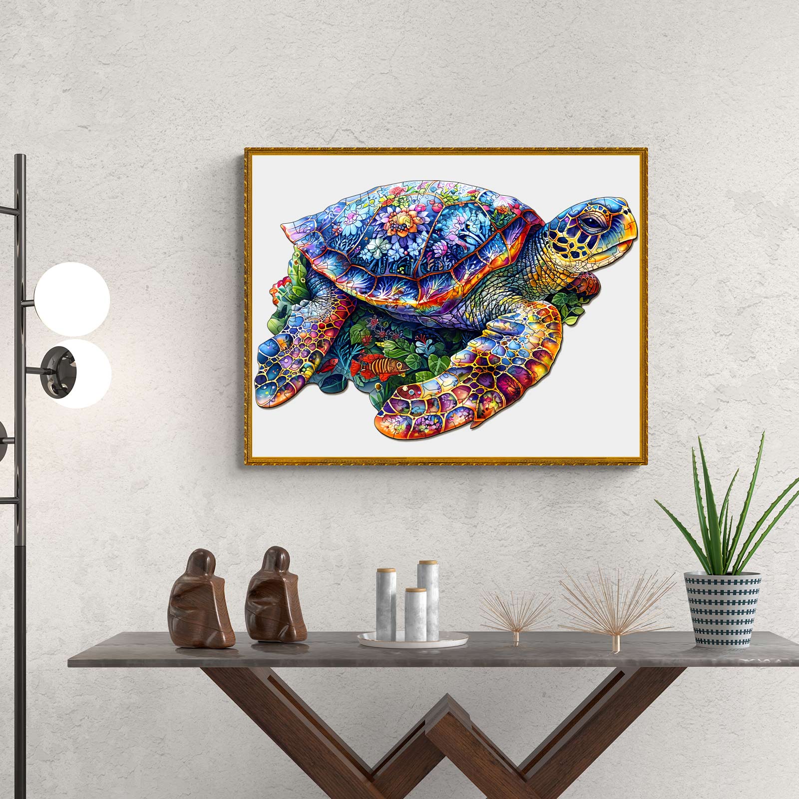 Unique Turtle Wooden Jigsaw Puzzle - Image 9