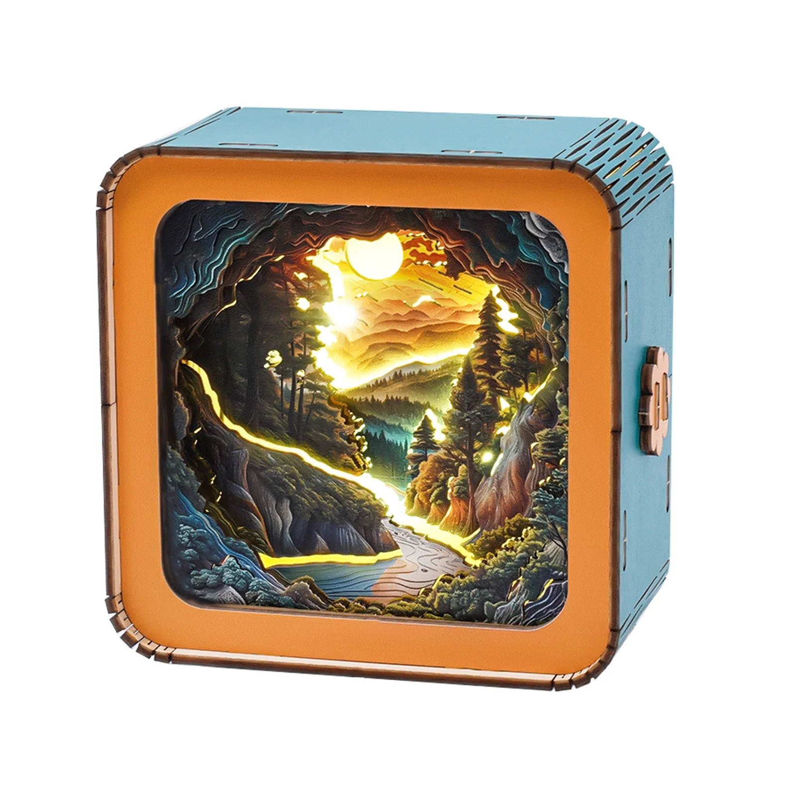 Sunset Wilderness Path Kit - 3D Wooden Puzzle Night Light - Image 8