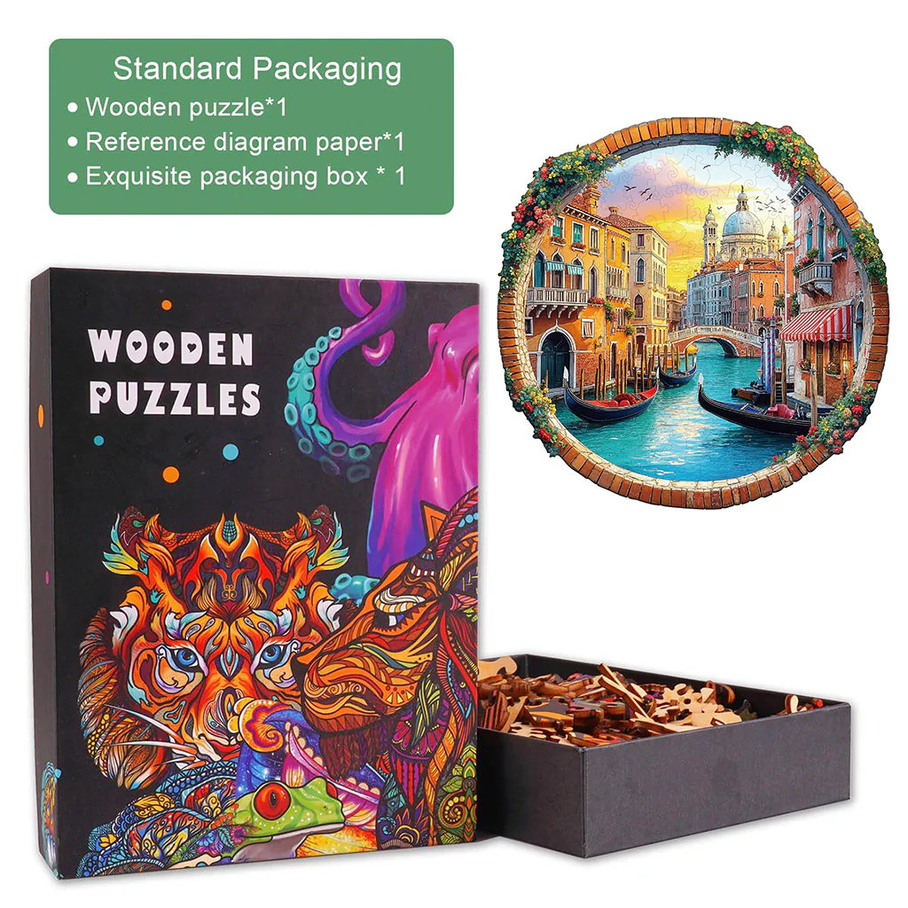 Venice Water City Wooden Jigsaw Puzzle - Image 5