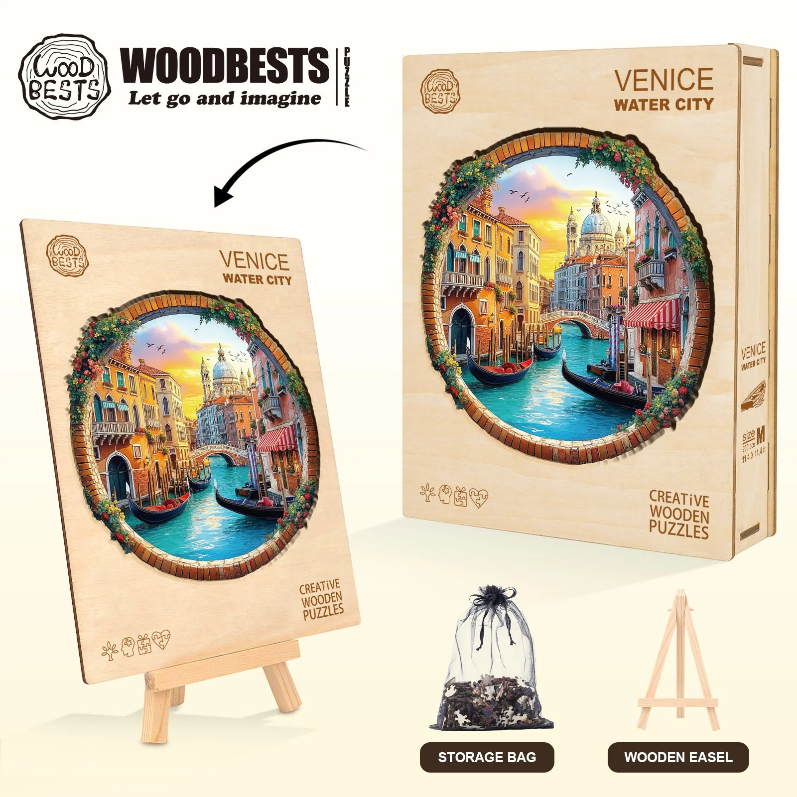 Venice Water City Wooden Jigsaw Puzzle - Image 6