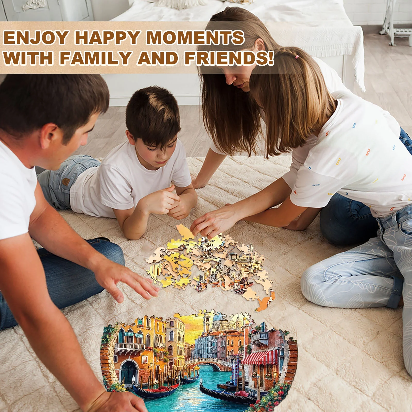 Venice Water City Wooden Jigsaw Puzzle - Image 8