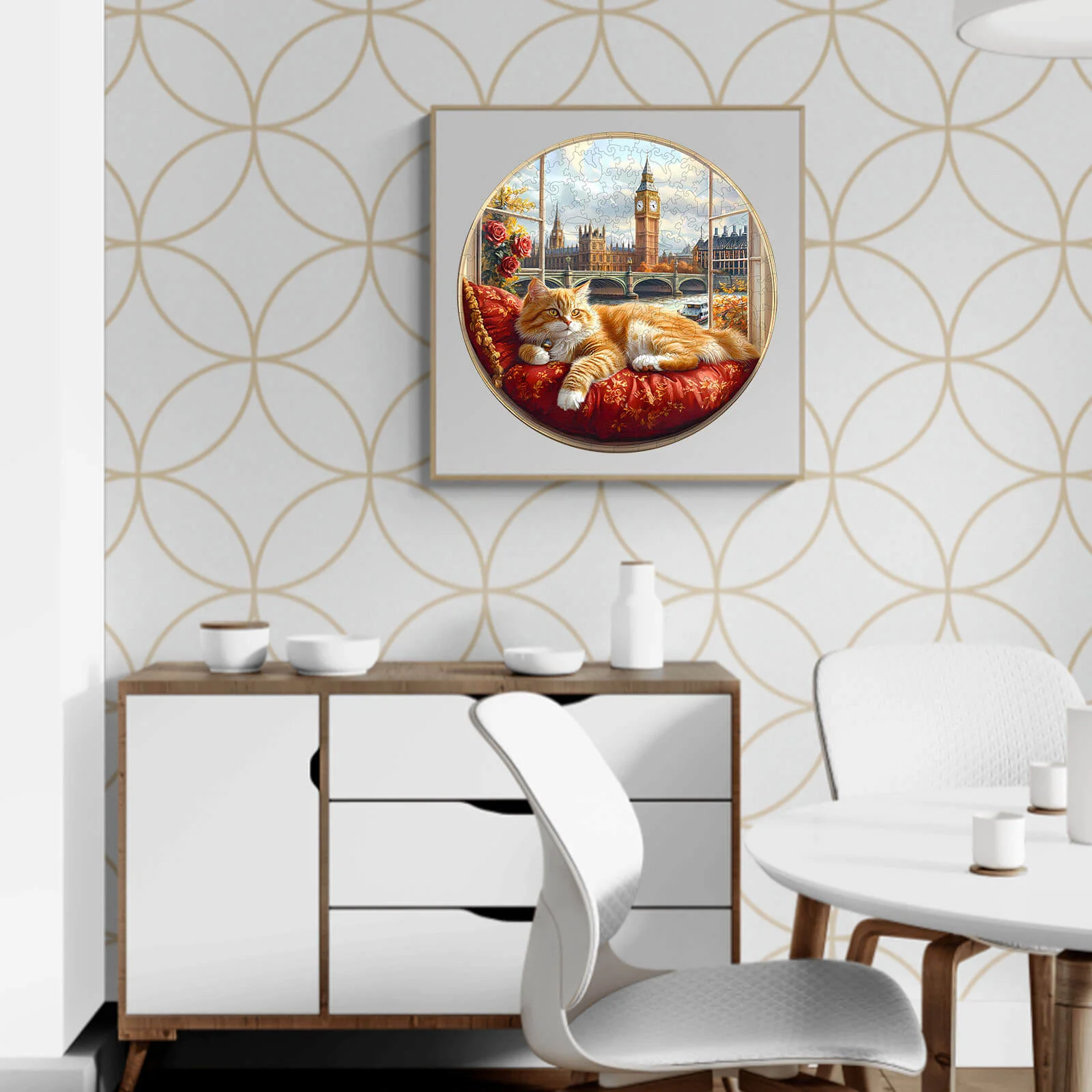 Views of London Wooden Jigsaw Puzzle - Image 11