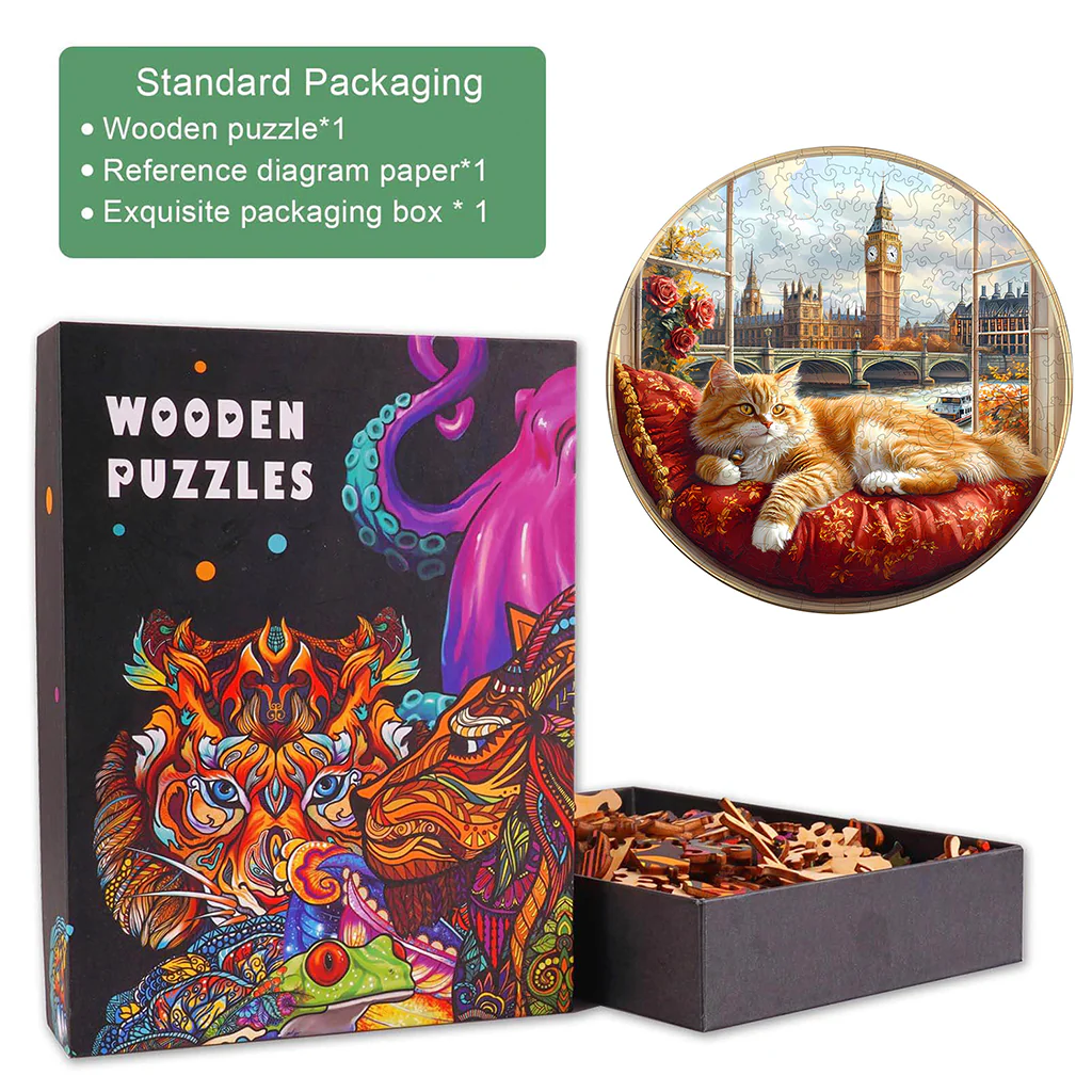 Views of London Wooden Jigsaw Puzzle - Image 5