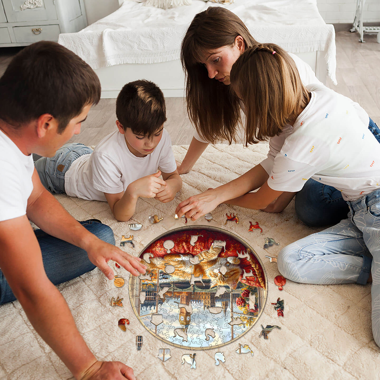 Views of London Wooden Jigsaw Puzzle - Image 8