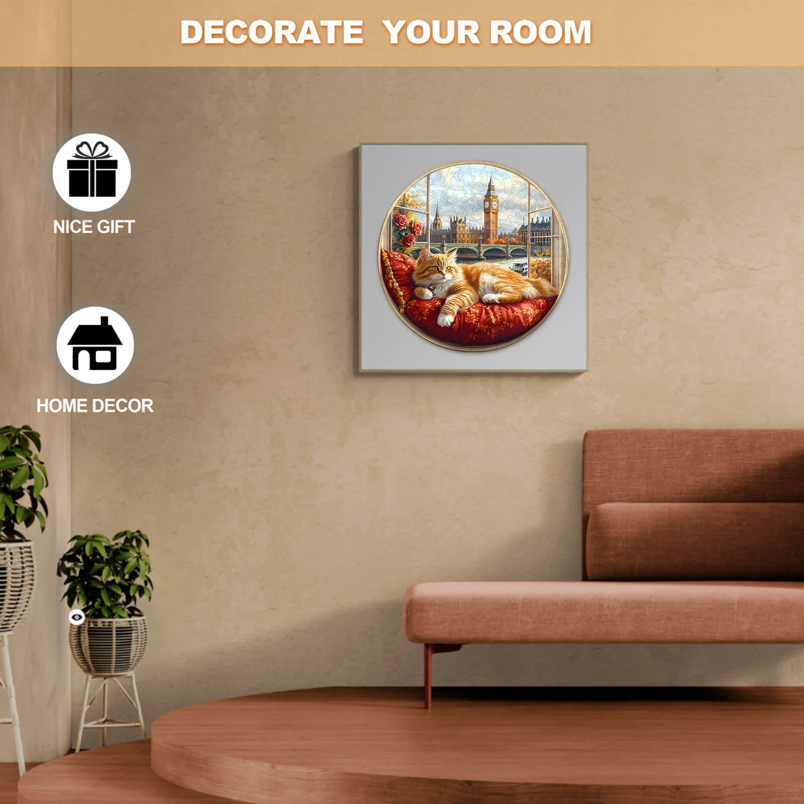 Views of London Wooden Jigsaw Puzzle - Image 9