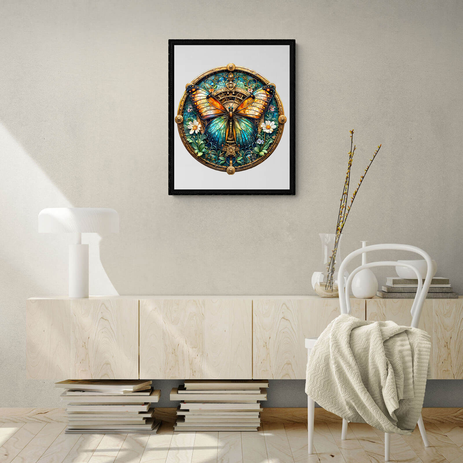 Vintage Butterfly Wooden Jigsaw Puzzle - Image 10