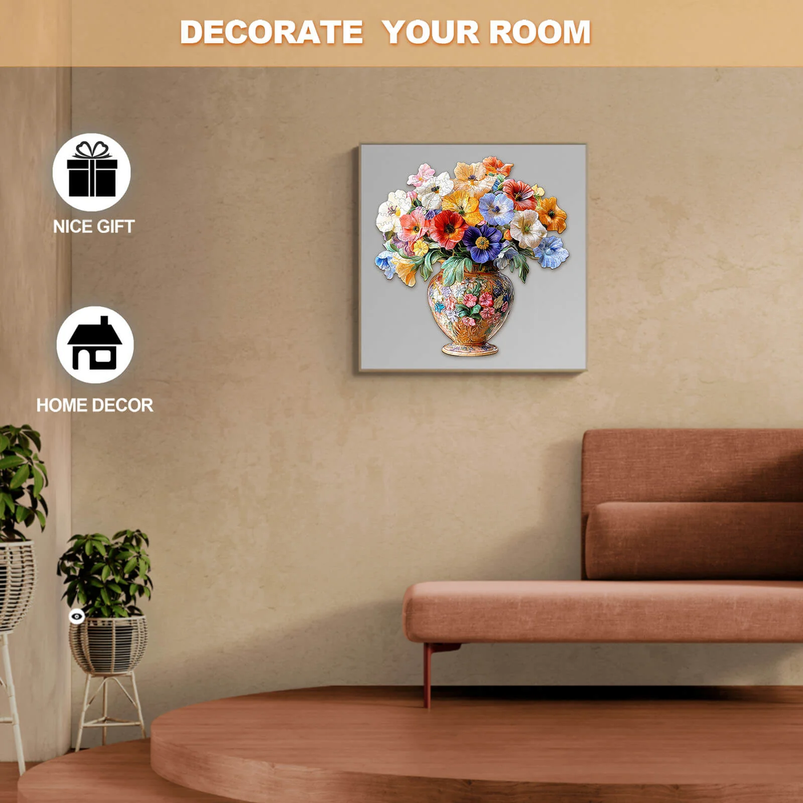 3D Vintage flower Jigsaw Puzzle - Image 10