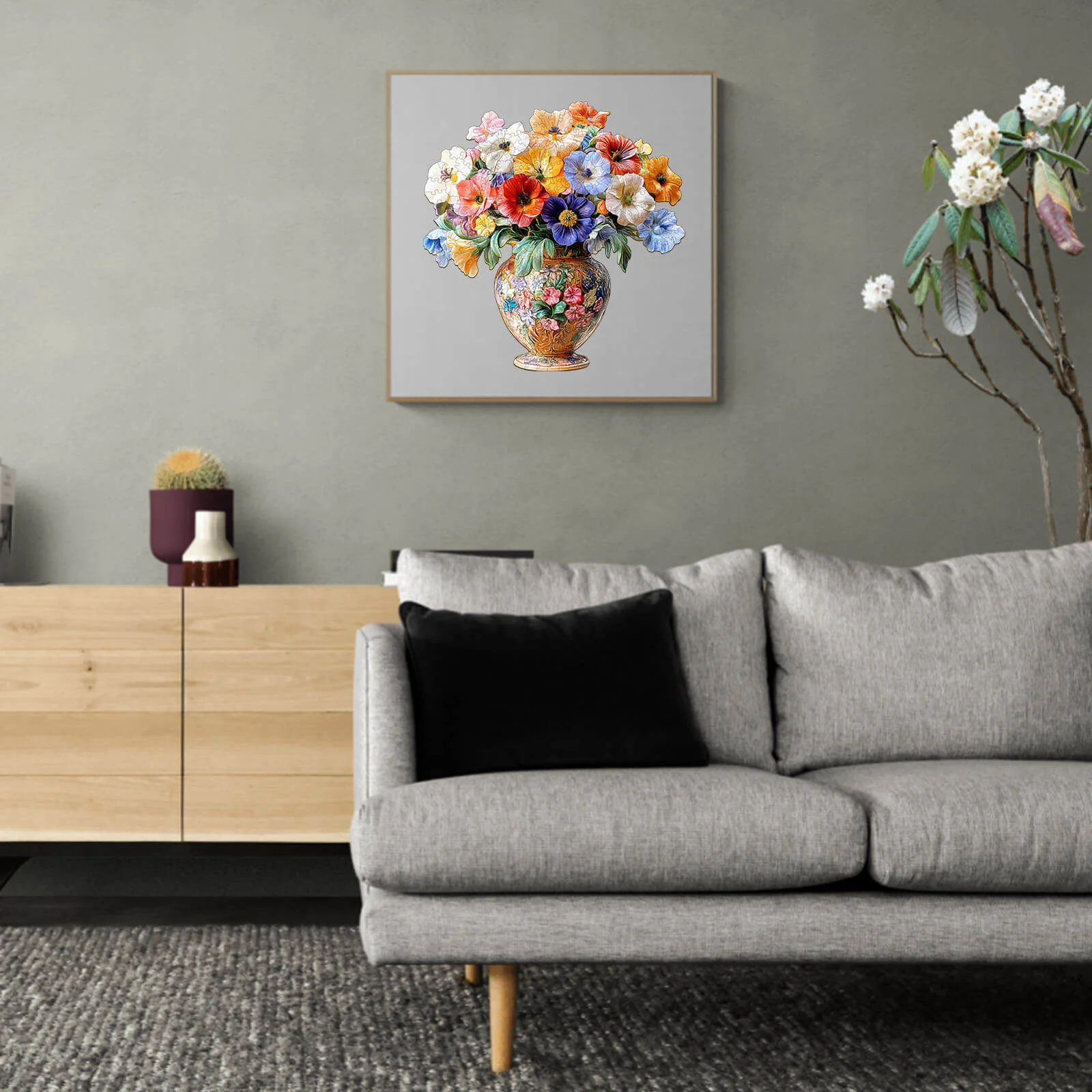 3D Vintage flower Jigsaw Puzzle - Image 11