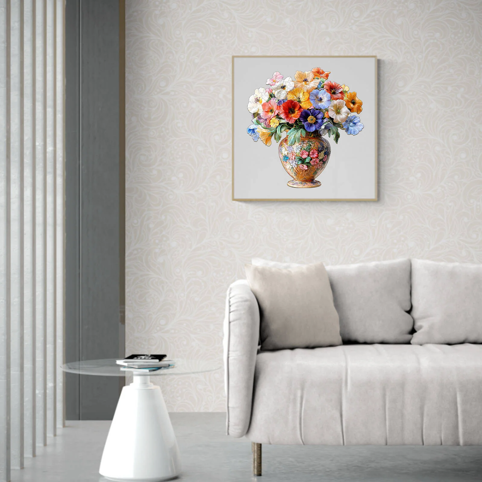 3D Vintage flower Jigsaw Puzzle - Image 12