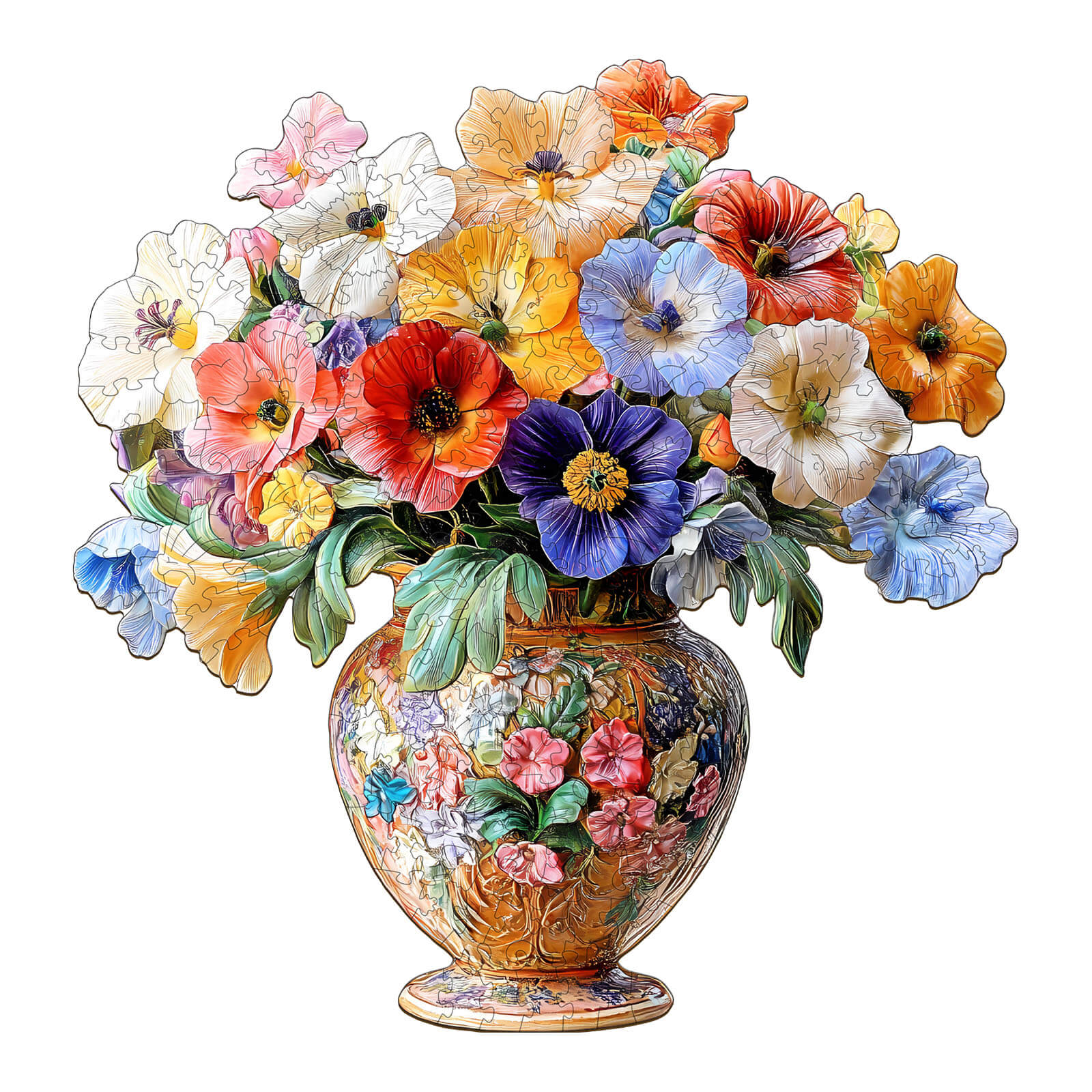 3D Vintage flower Jigsaw Puzzle - Image 3