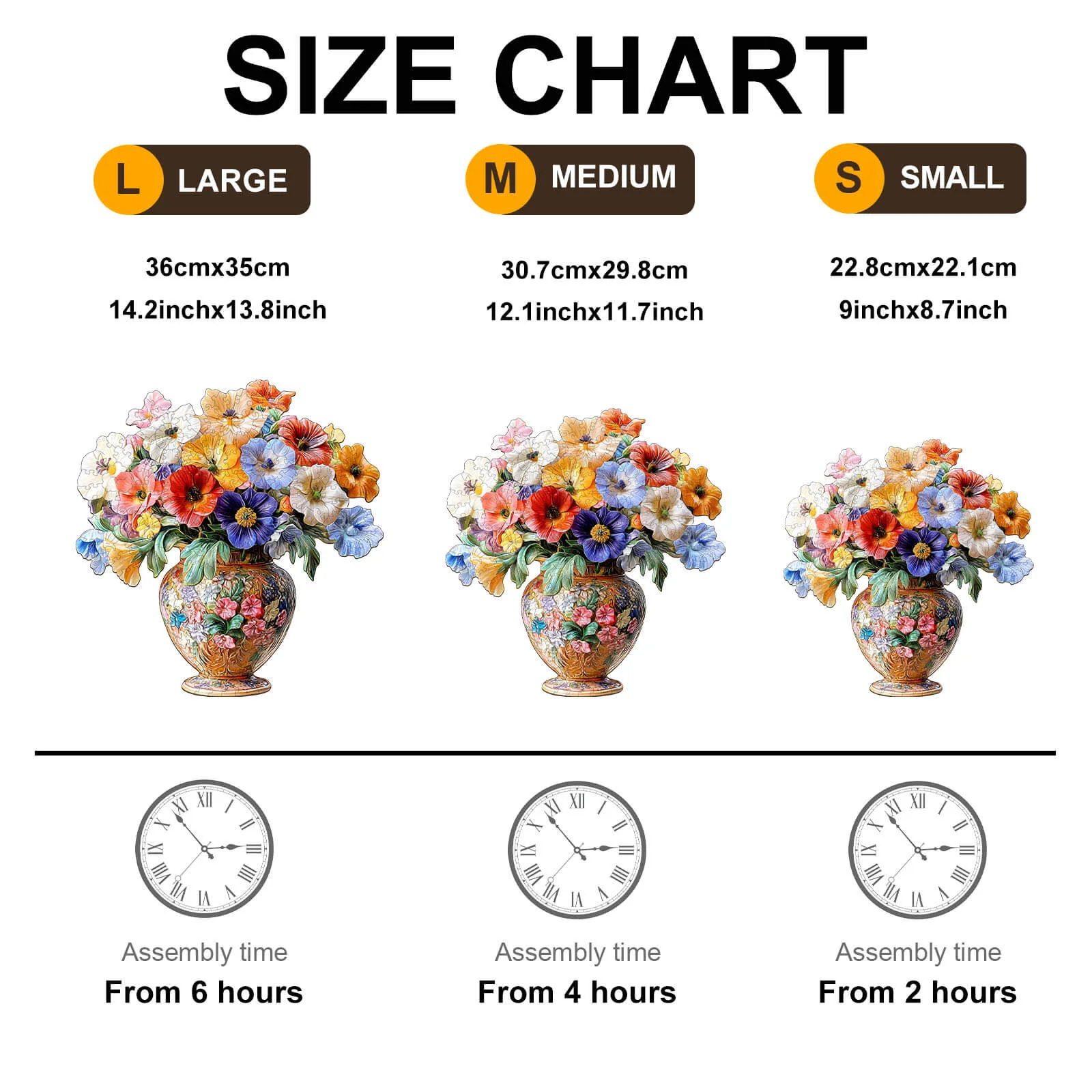3D Vintage flower Jigsaw Puzzle - Image 7