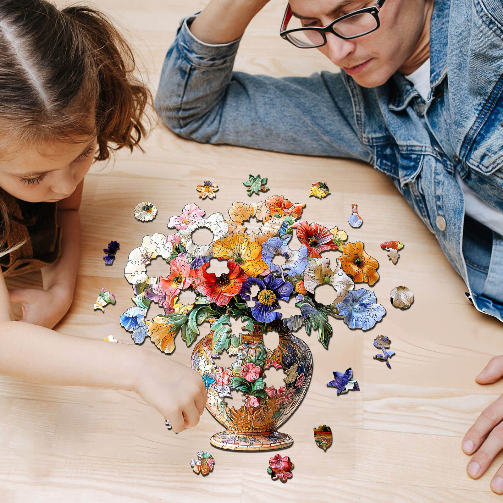 3D Vintage flower Jigsaw Puzzle - Image 9