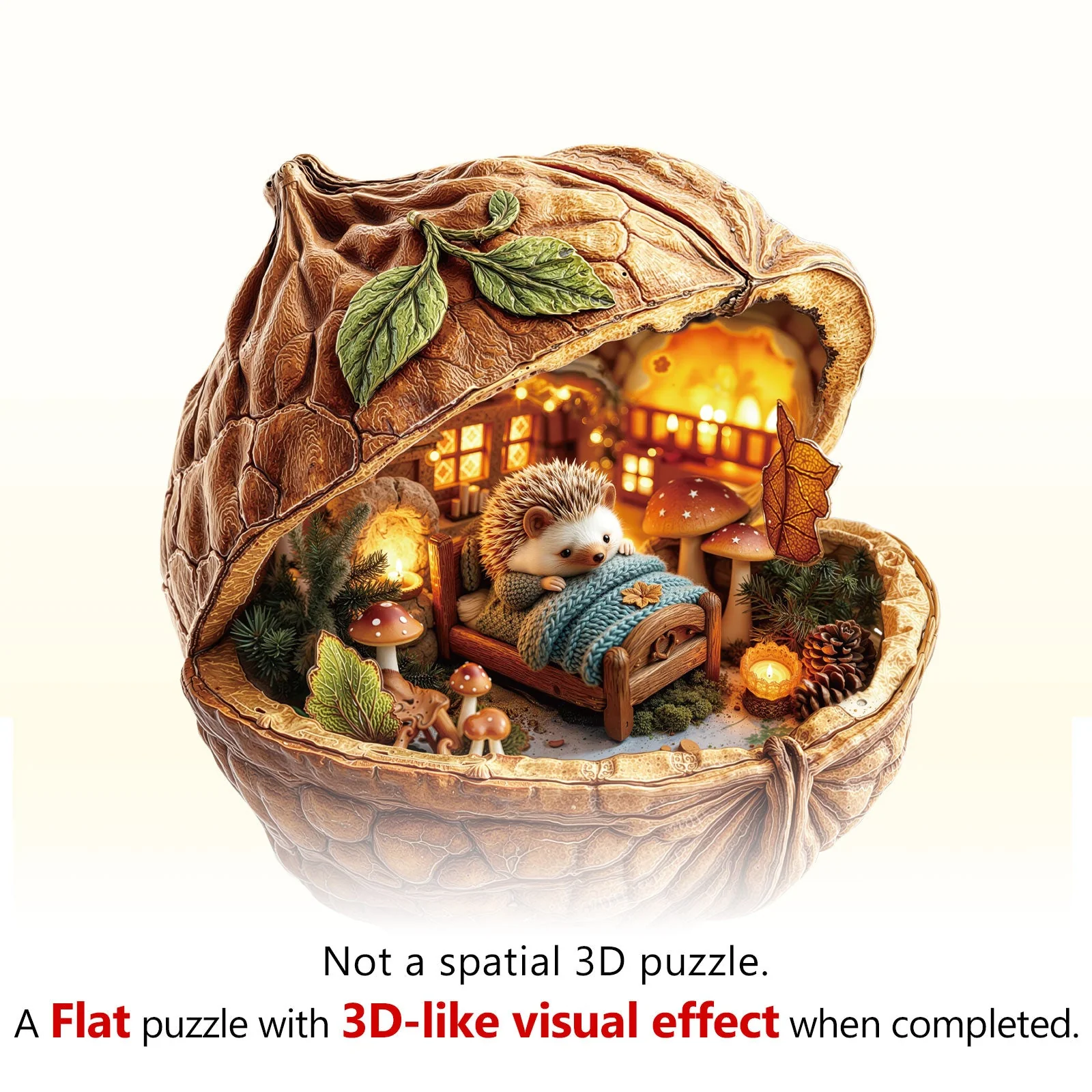 Walnut Dream Wooden Jigsaw Puzzle - Image 3