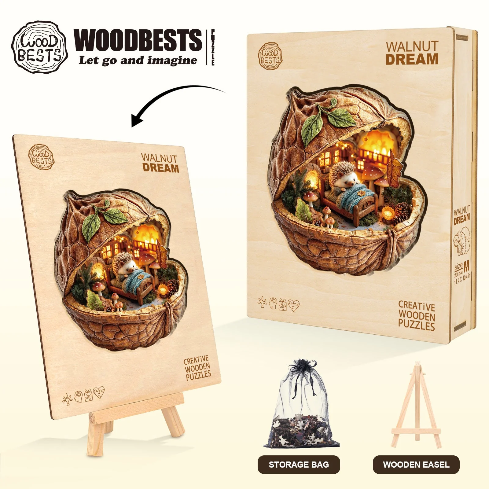 Walnut Dream Wooden Jigsaw Puzzle - Image 8