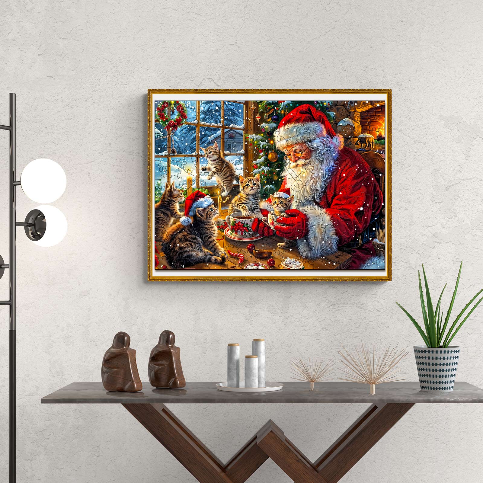 Warm Christmas-2 Wooden Jigsaw Puzzle - Image 10