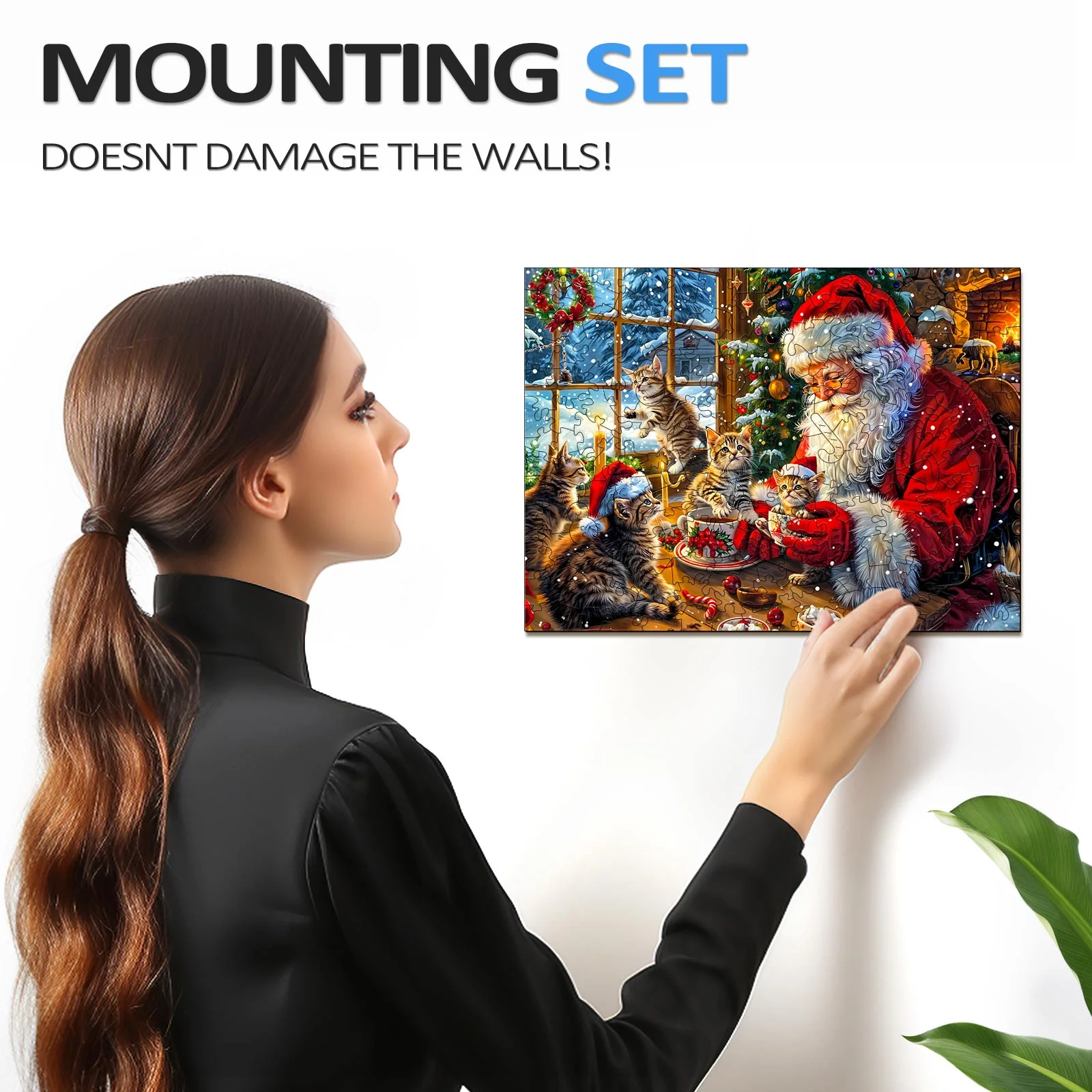 Warm Christmas-2 Wooden Jigsaw Puzzle - Image 9