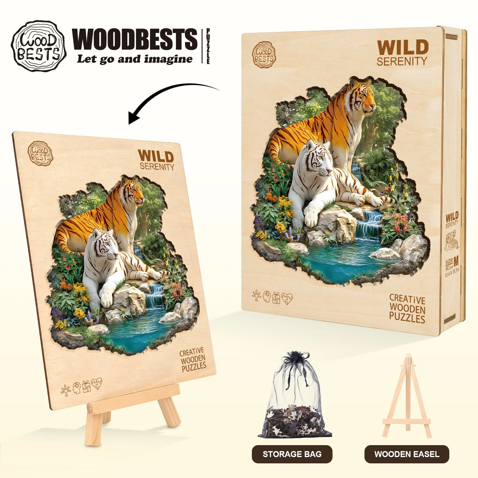Wild Serenity Wooden Jigsaw Puzzle - Image 8