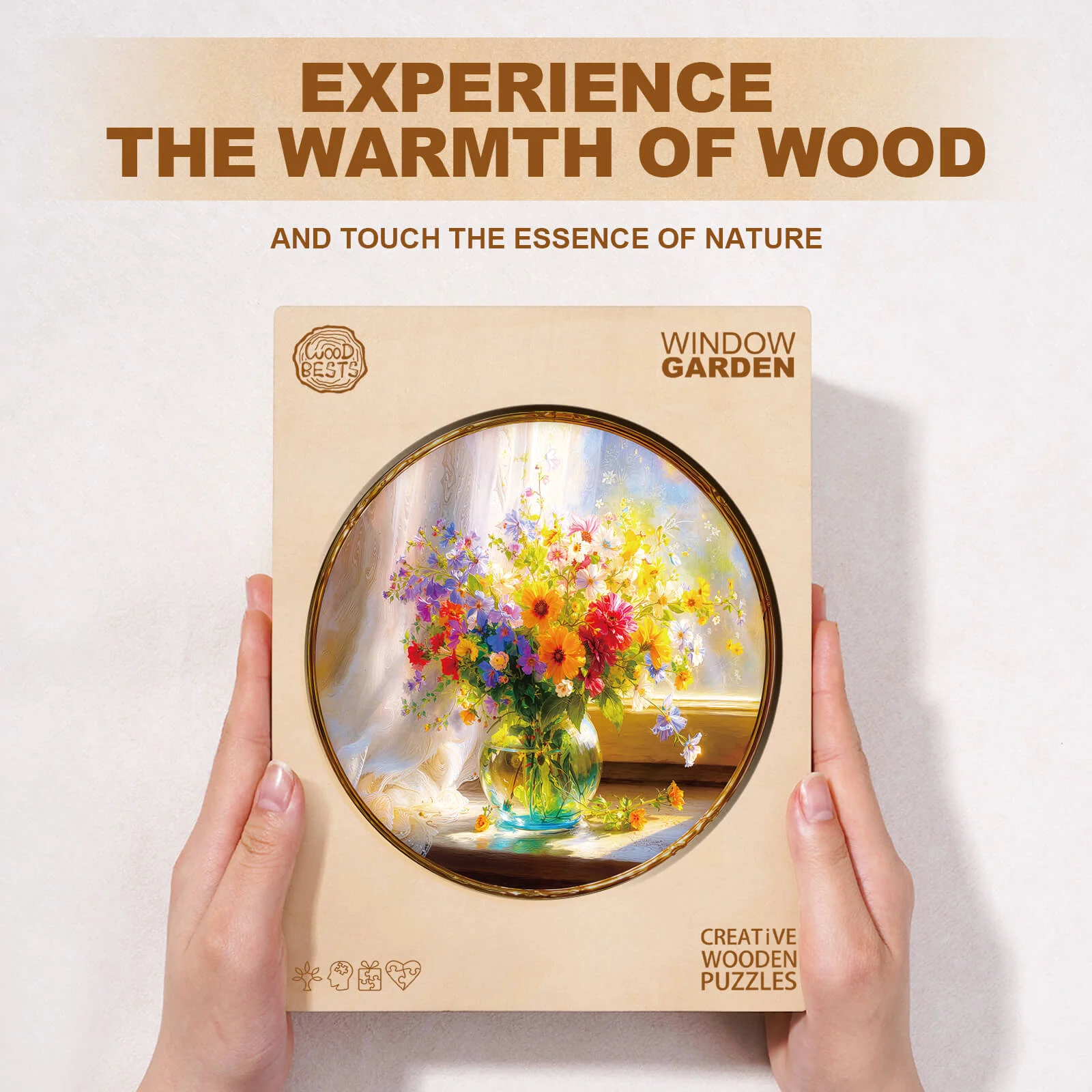 Window Garden Wooden Jigsaw Puzzle - Image 4