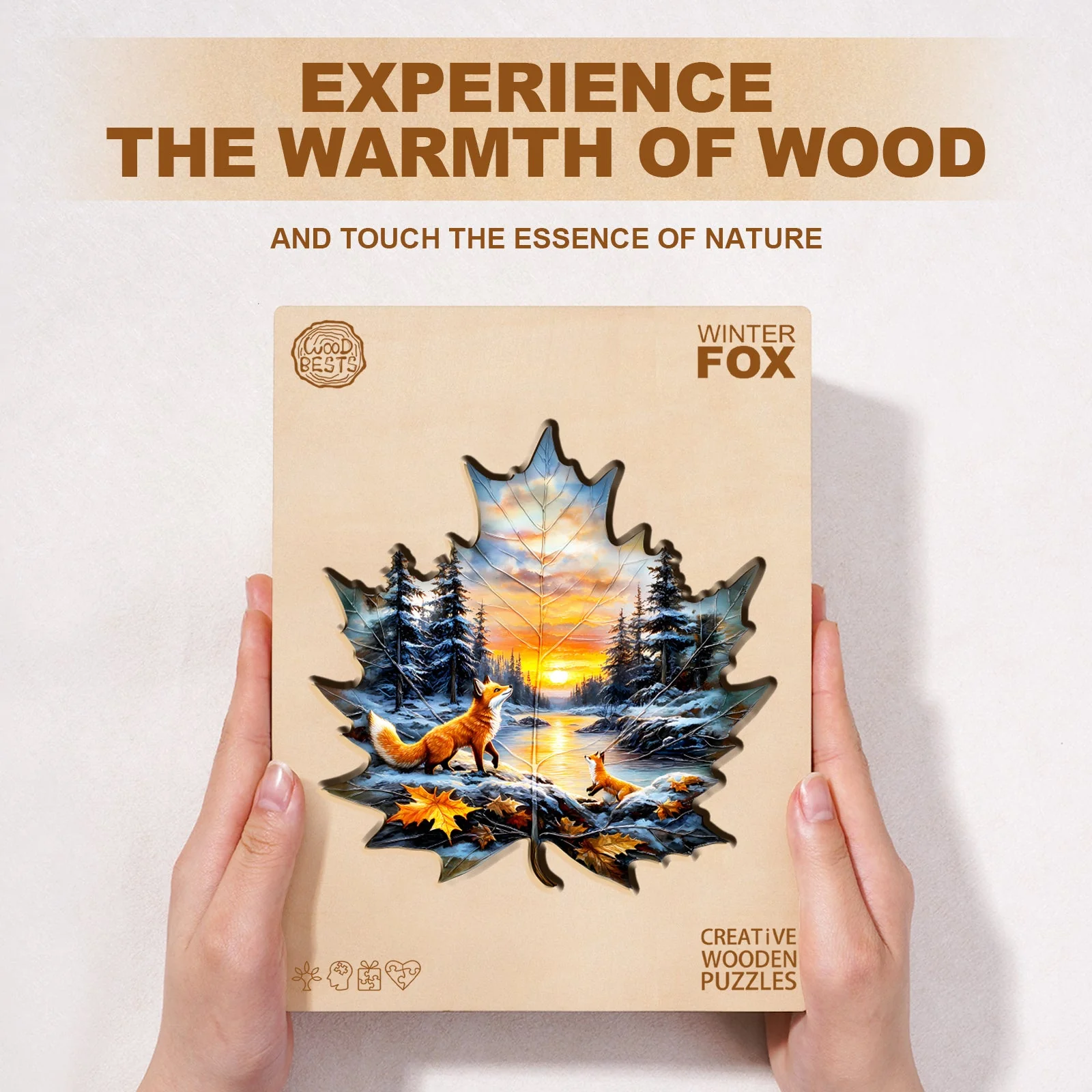 Winter fox Jigsaw Puzzle - Image 3