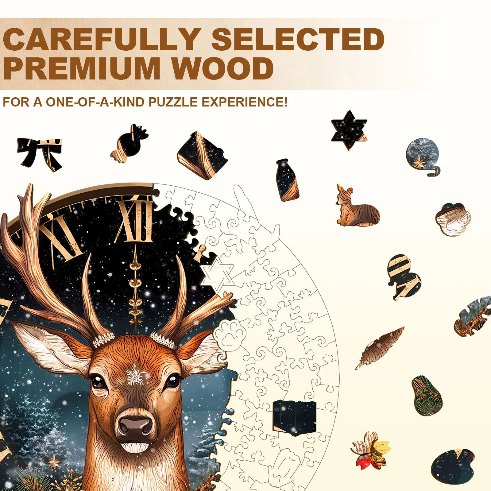 Winter moments Wooden Jigsaw Puzzle - Image 2
