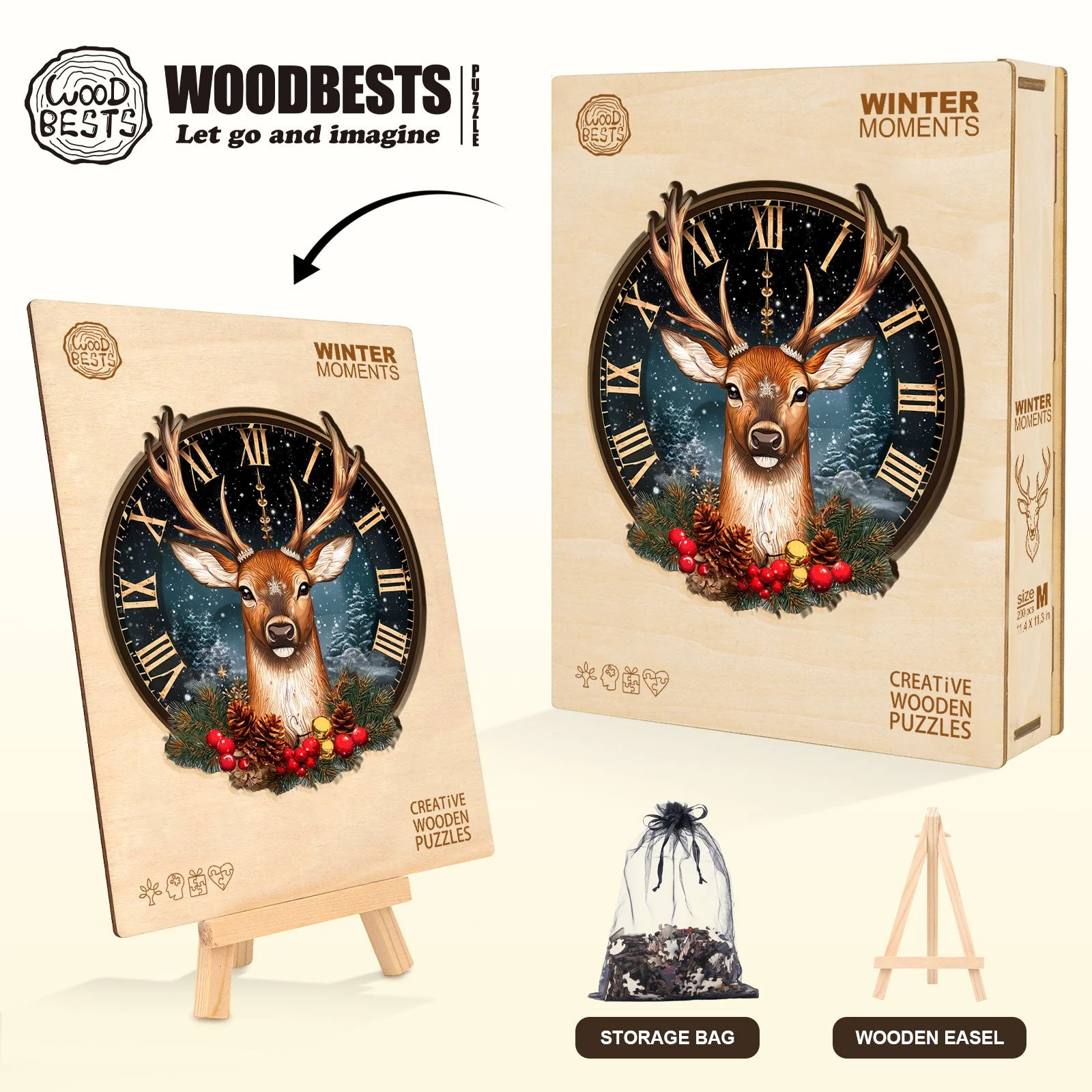 Winter moments Wooden Jigsaw Puzzle - Image 6