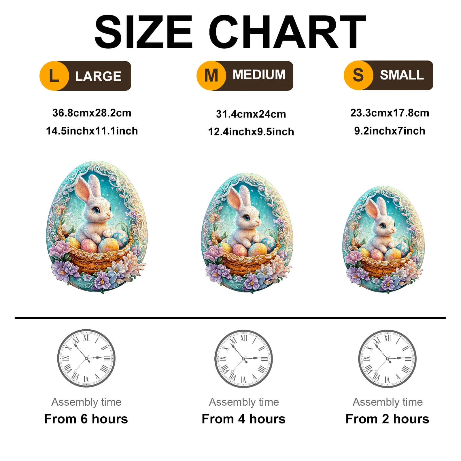 Wonderland Easter-2 Wooden Jigsaw Puzzle - Image 8