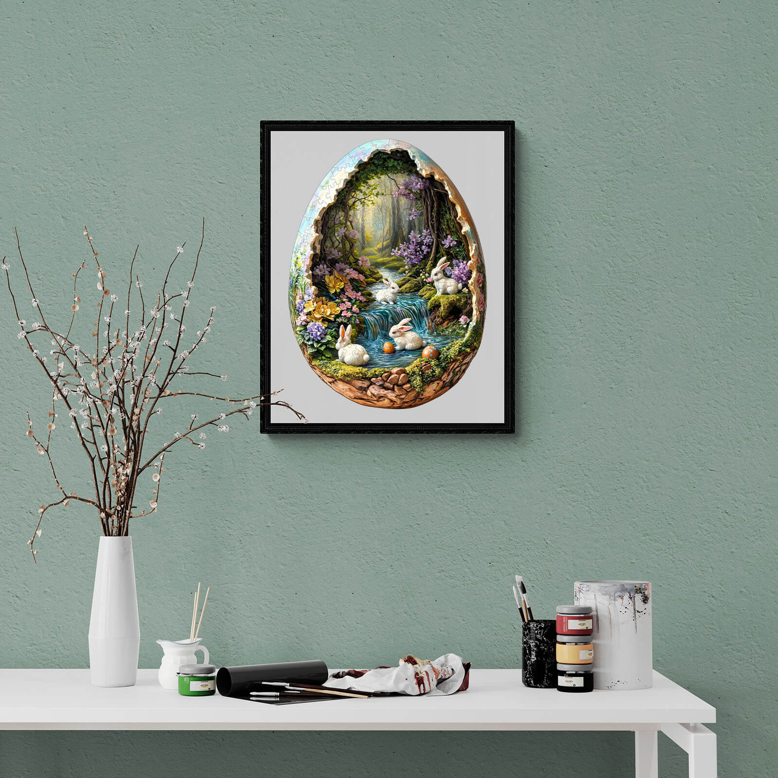 Wonderland Easter-3 Wooden Jigsaw Puzzle - Image 12