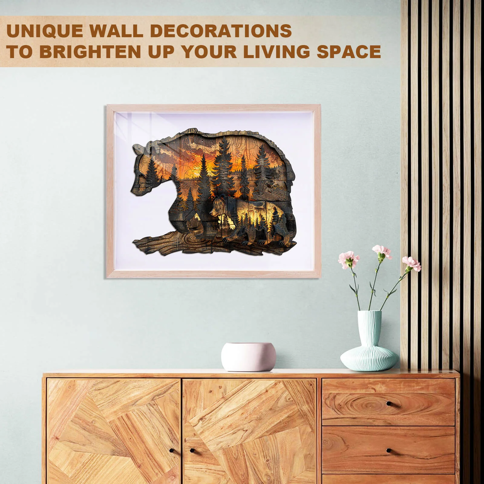 Woodcarving Bear Wooden Jigsaw Puzzle - Image 8