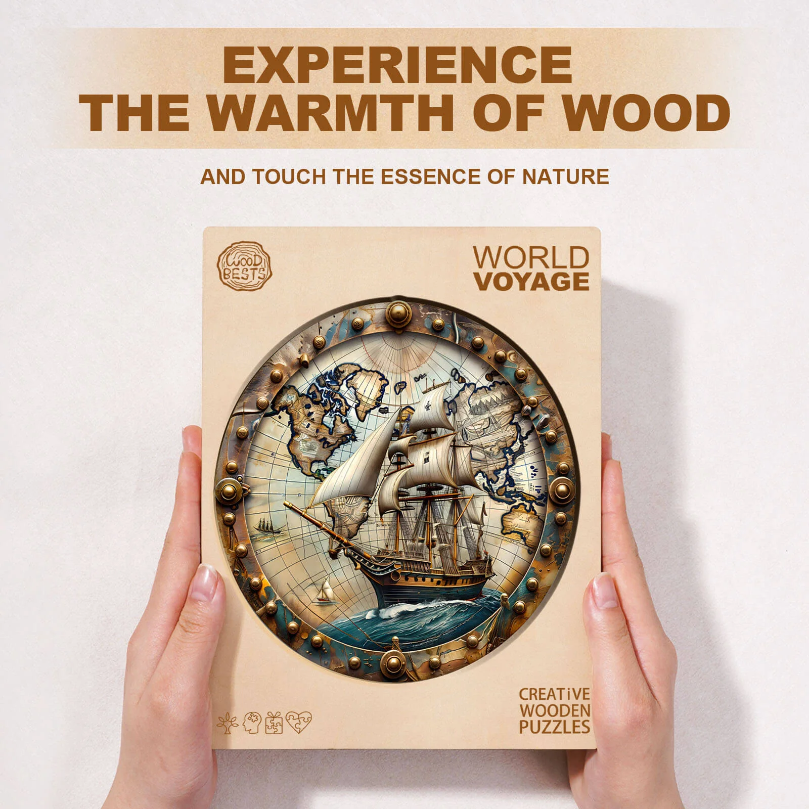 World Voyage Wooden Jigsaw Puzzle - Image 5