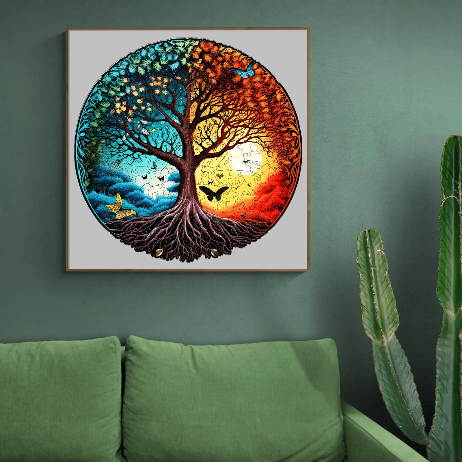 Yin Yang Tree Of Life 6 Wooden Jigsaw Puzzle - Image 8