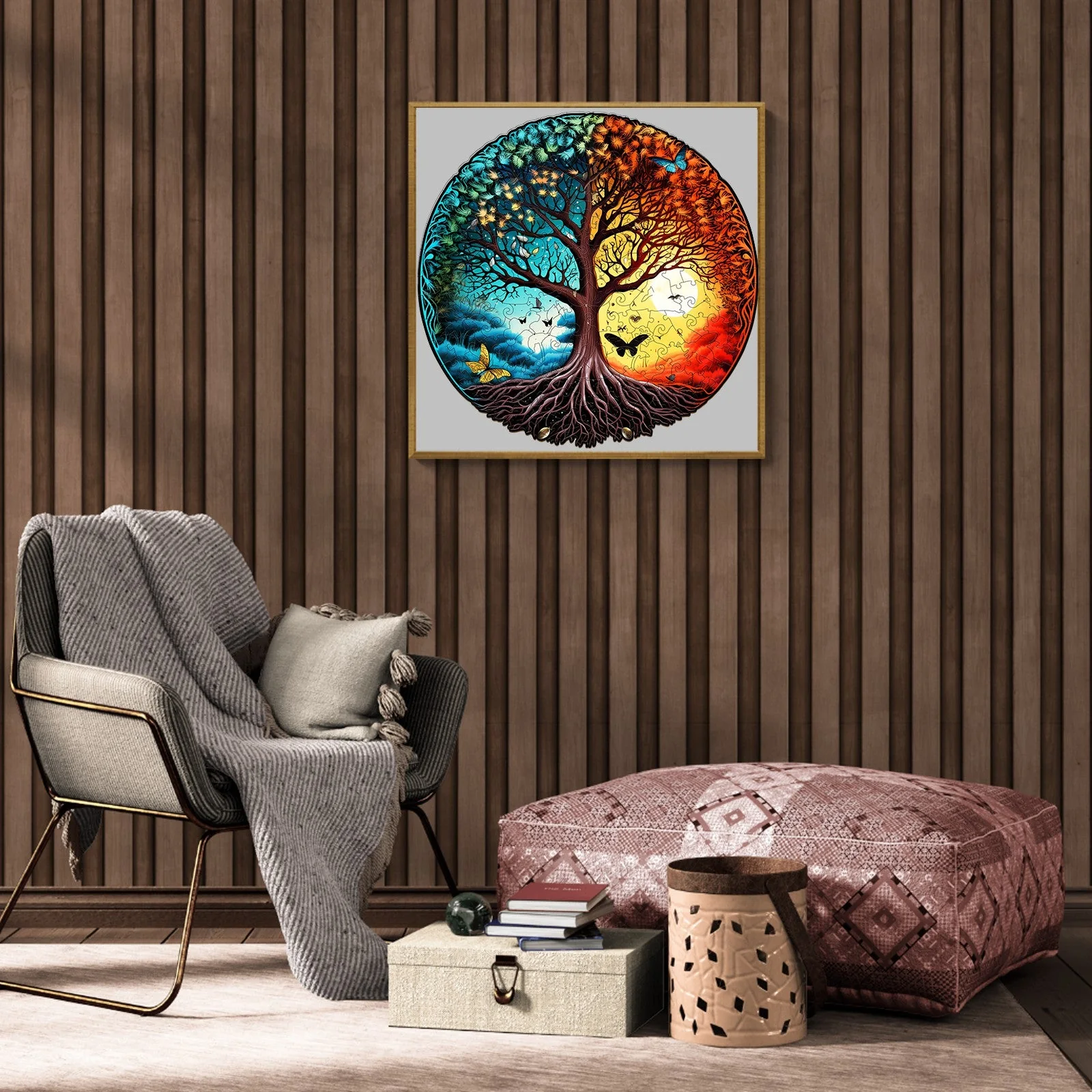 Yin Yang Tree Of Life 6 Wooden Jigsaw Puzzle - Image 9